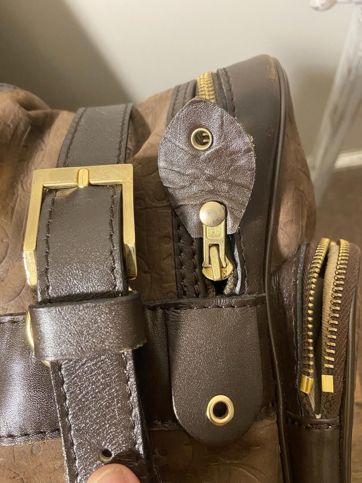 Dior Dior Trotter brown nubuck suede leather crossbody bag, good Size ONE SIZE - 4 Thumbnail