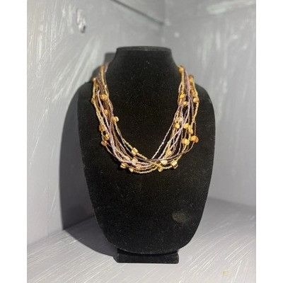 The Unbranded Brand A66 Beautiful sea bead and shell necklace, multi colored sea Size ONE SIZE - 1 Thumbnail