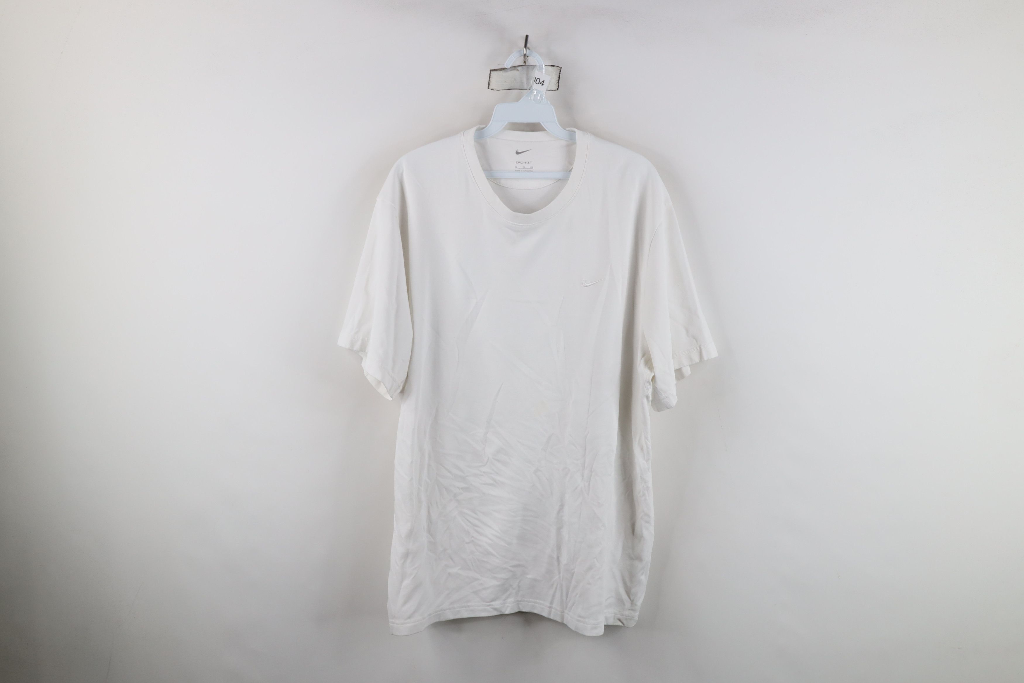 Nike Y2K Nike Dri-Fit Scott Mini Swoosh Monochrome T-Shirt White Size US XL / EU 56 / 4 - 1 Thumbnail