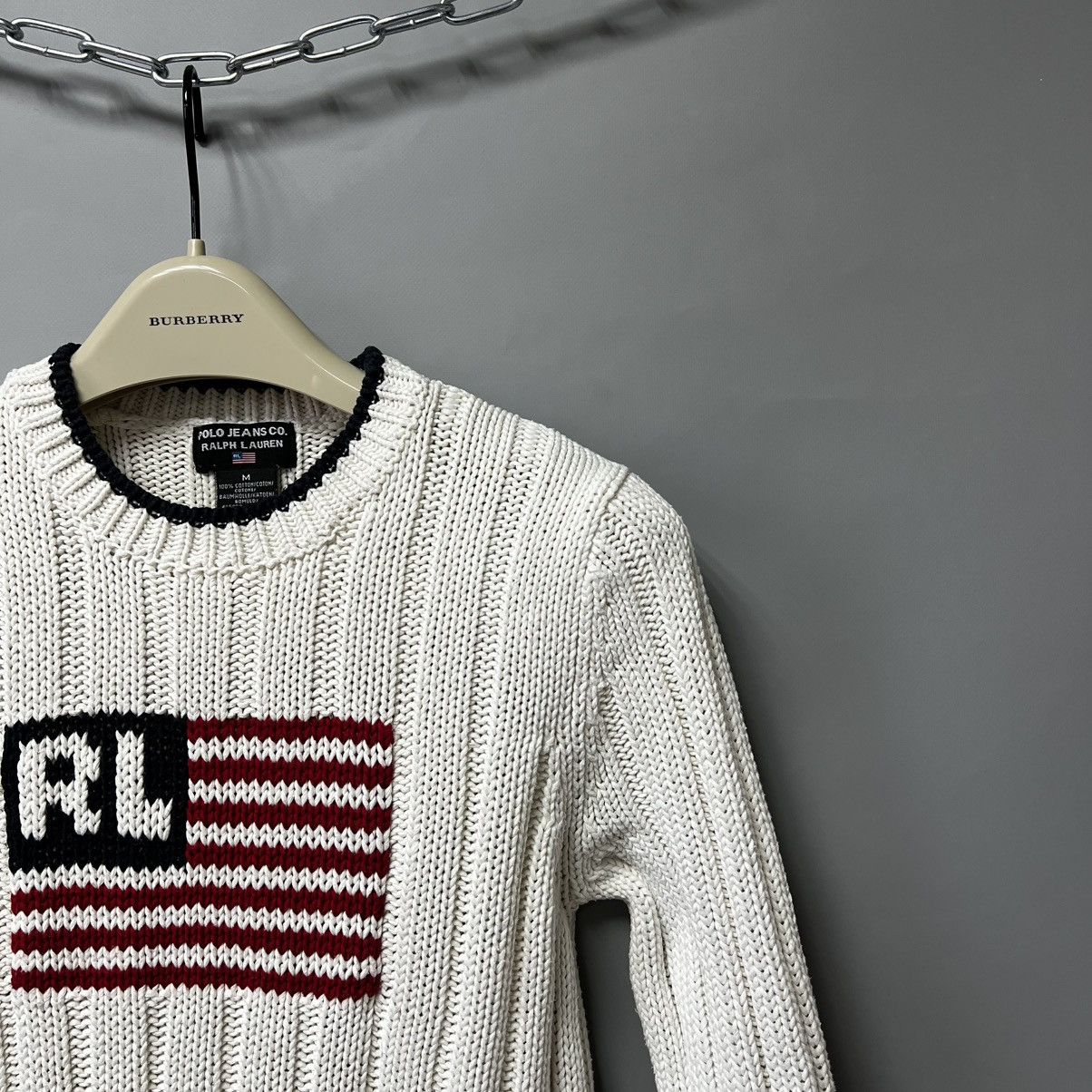 Polo Ralph Lauren 🇺🇸 Polo Ralph Lauren US Flag Sweater Vintage y2k woman’s Size M / US 6-8 / IT 42-44 - 5 Thumbnail