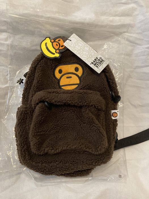 Bape Baby Milo Mini Fur Backpack | Grailed