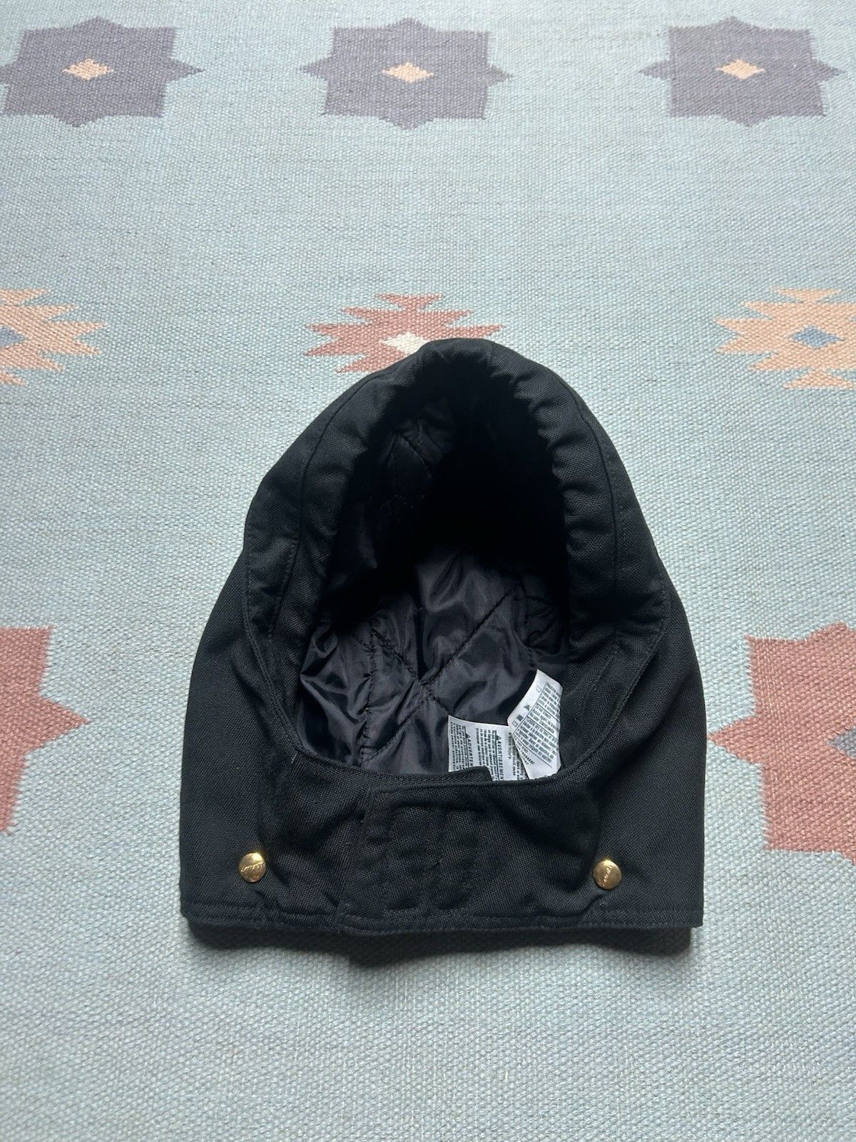 Vintage Carhartt Yukon Insulated Quilted Canvas Hood 102364 001 S-XL Size ONE SIZE - 2 Thumbnail