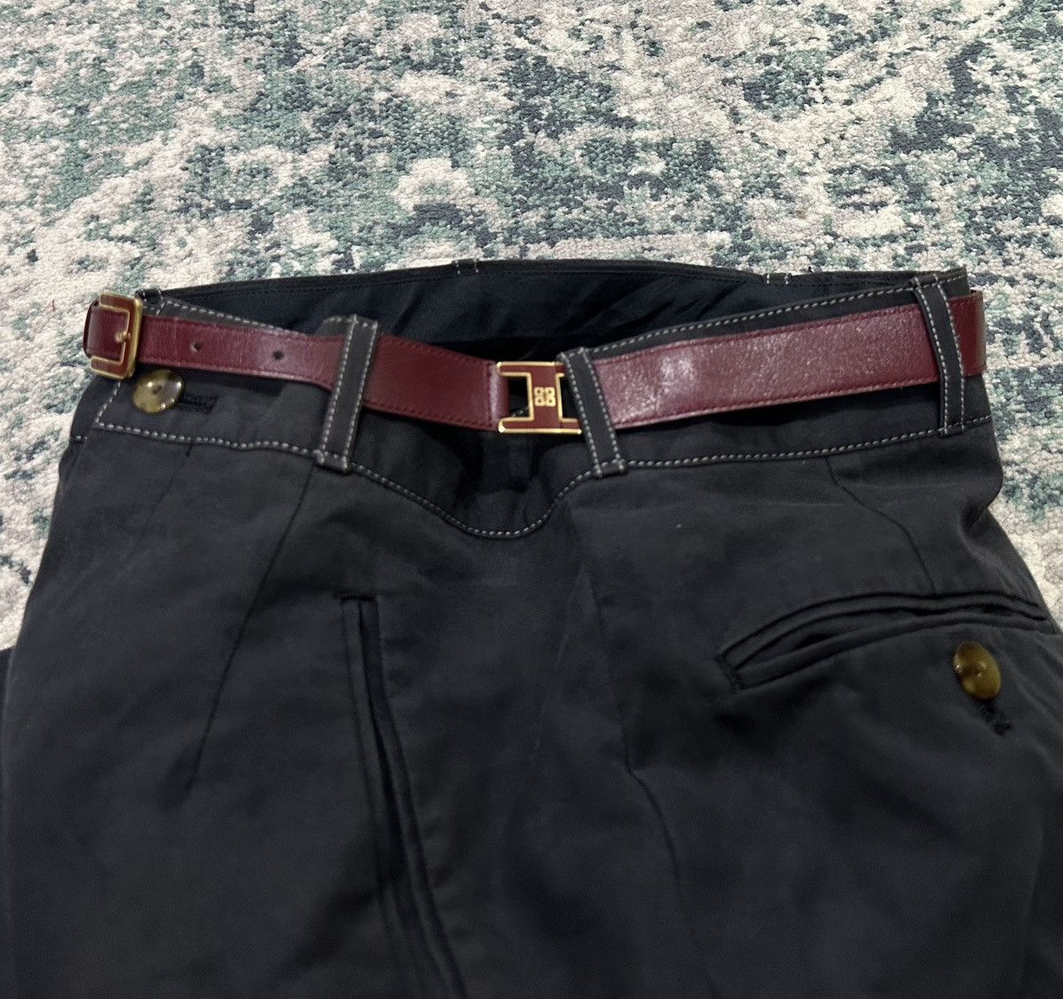 Givenchy Vintage 1980 Givenchy Leather Ladies Belt Size ONE SIZE - 3 Thumbnail