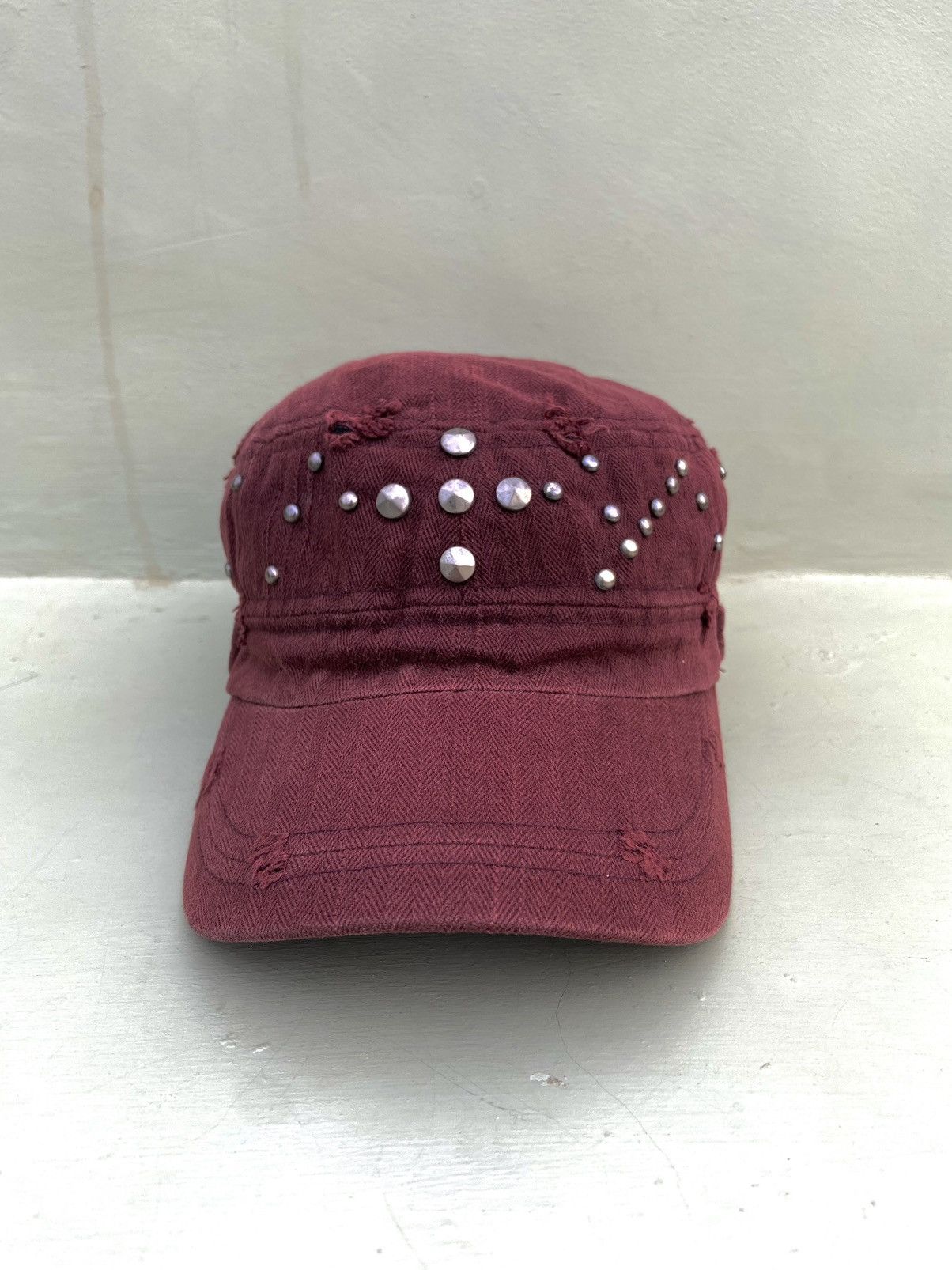 Hysteric Glamour × If Six Was Nine × Japanese Brand 2000s ditsetressed studded button patrol hat Size ONE SIZE - 1 Thumbnail