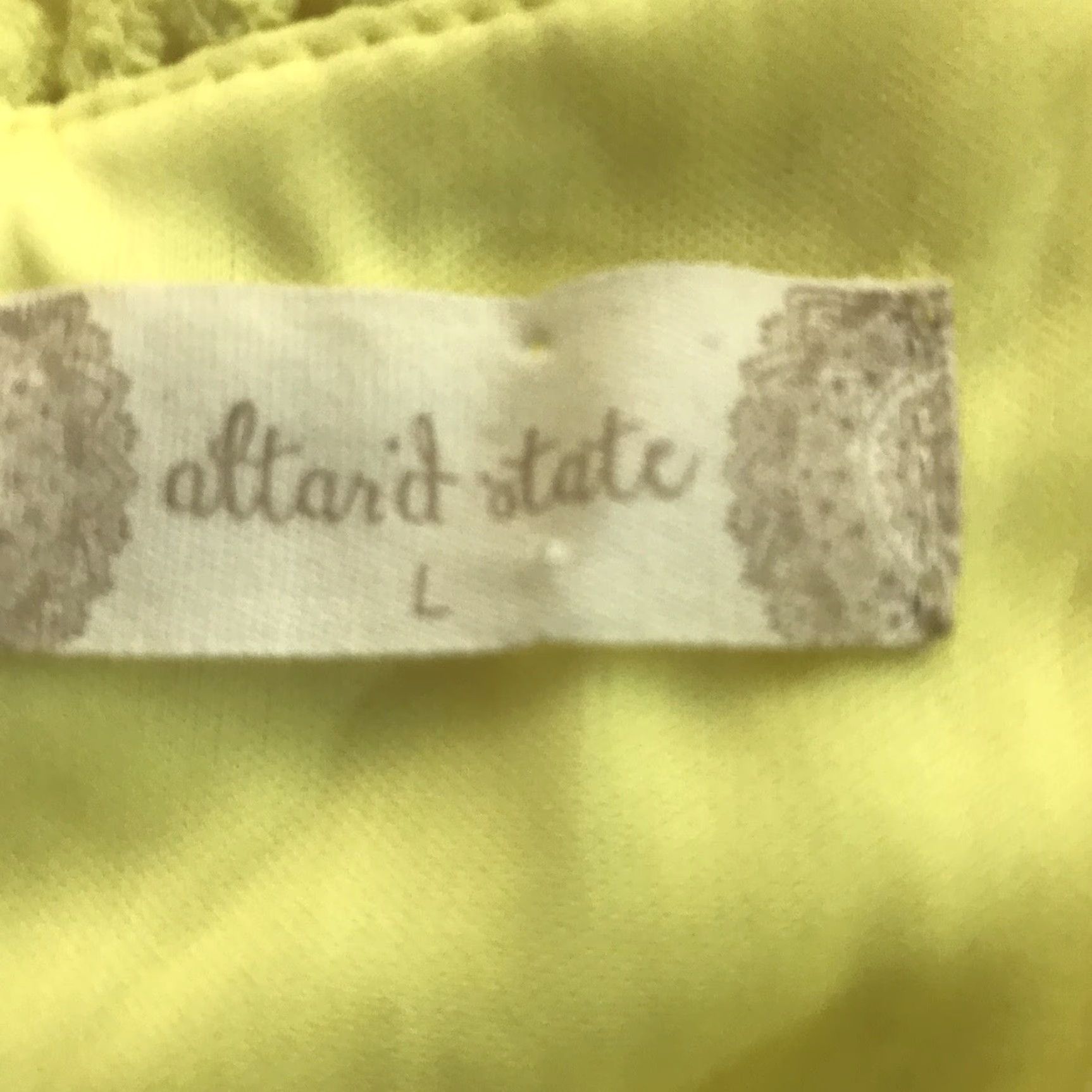 Vintage VINTAGE Altar’d State Women’s Knee Length Floral Dress Sleeveless Summer Spring Bohemian 90s Size L Yellow Size L / US 10 / IT 46 - 7 Thumbnail