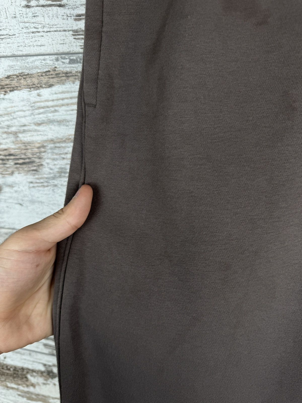 Nike × Vintage Mens Nike swoosh brown sweatpants y2k pants drill Size US 36 / EU 52 - 10 Thumbnail