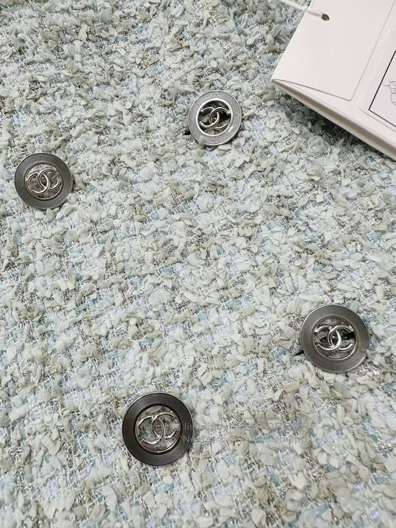 Chanel Chanel Spring and summer preview series mint green tweed j Size XS / US 0-2 / IT 36-38 - 4 Thumbnail
