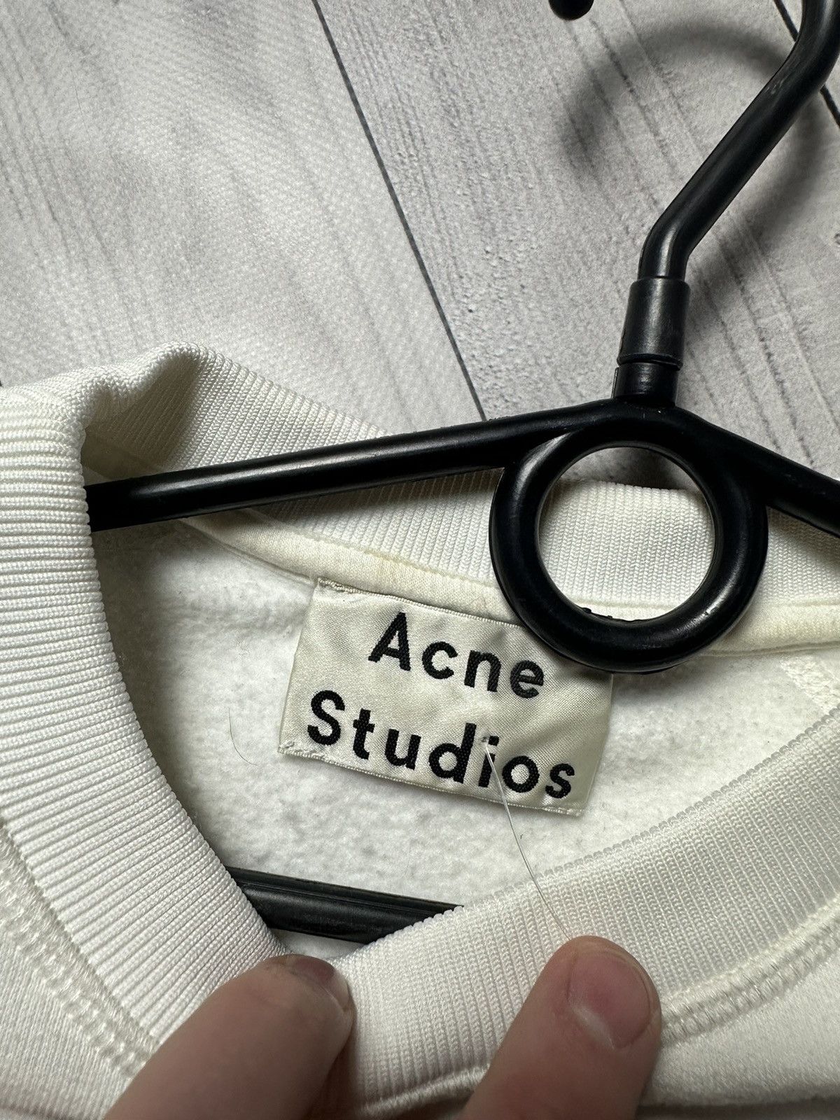 Acne Studios × Vintage Vintage Acne Studios sweatshirt white size S Size US M / EU 48-50 / 2 - 3 Thumbnail