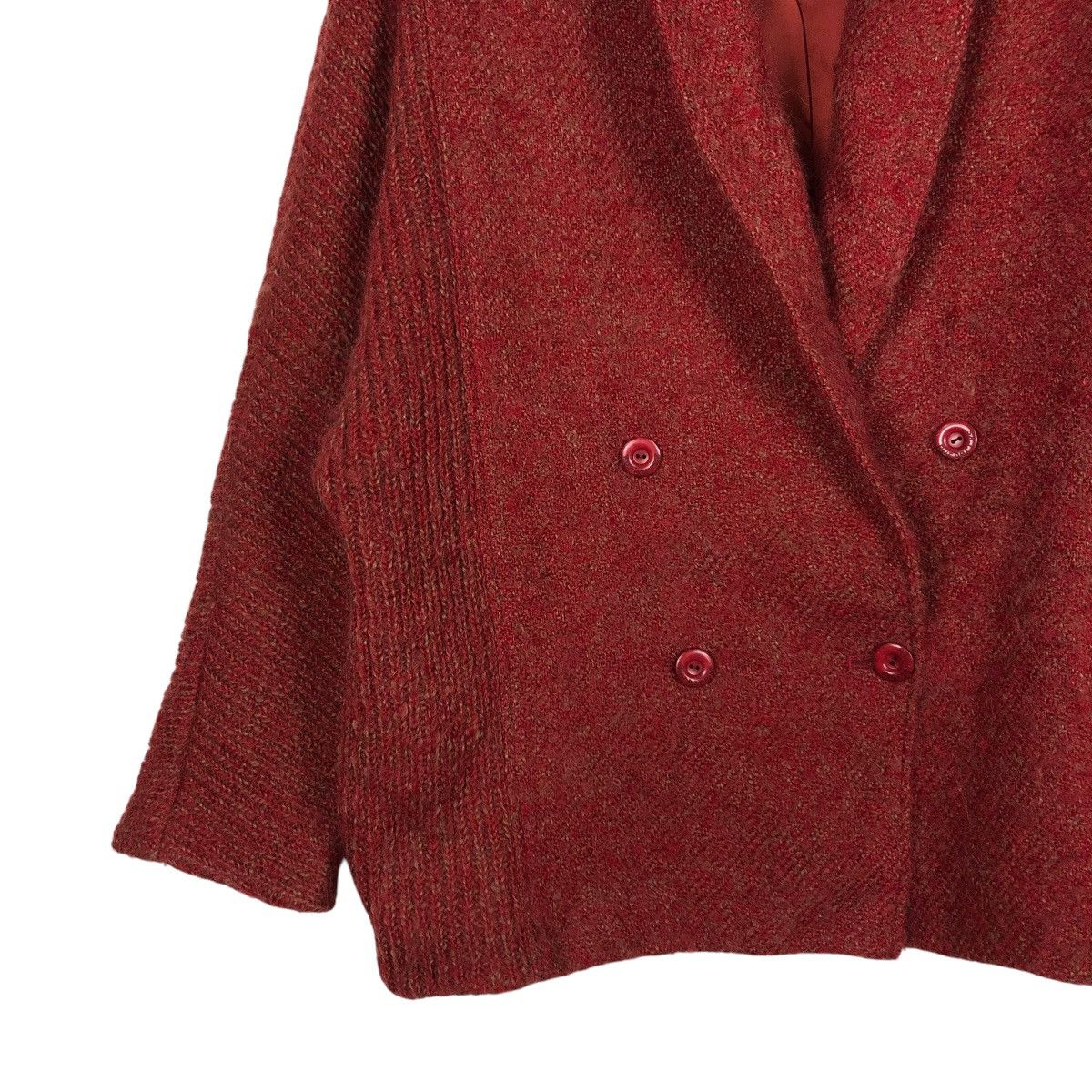 Burberry 🔥VINTAGE BURBERRYS KNIT WOOL BOMBER JACKET DOUBLE BREAST Size US M / EU 48-50 / 2 - 6 Thumbnail