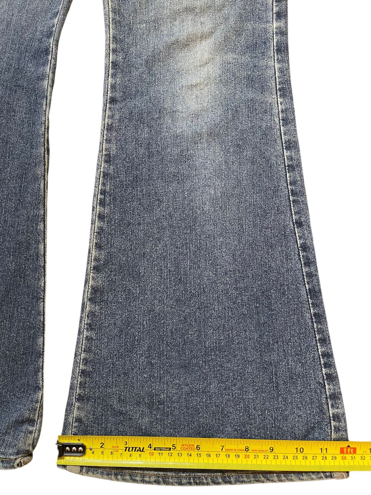 If Six Was Nine Vintage Y2K Japanese Wash Faded Wide Leg Bell Bottom Flare Size US 32 / EU 48 - 17 Thumbnail