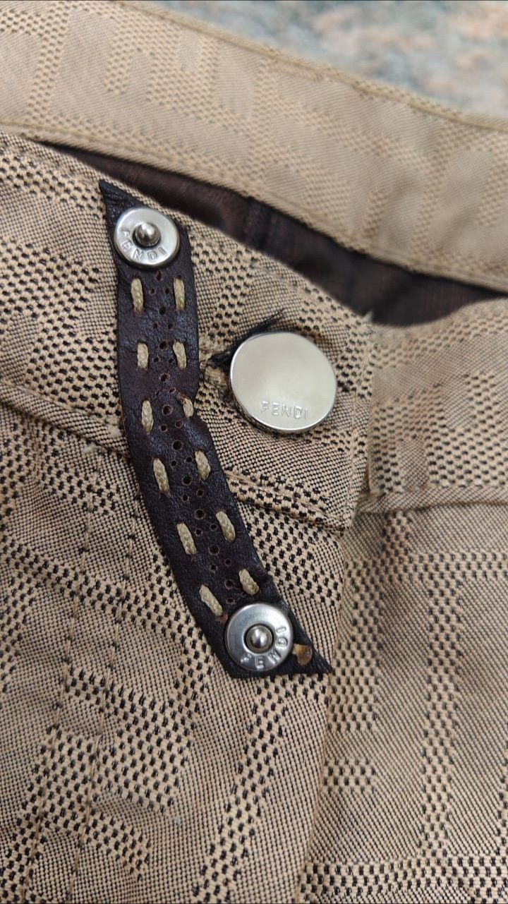 Fendi Fendi Monogram Selleria pants Size 32" / US 10 / IT 46 - 10 Thumbnail