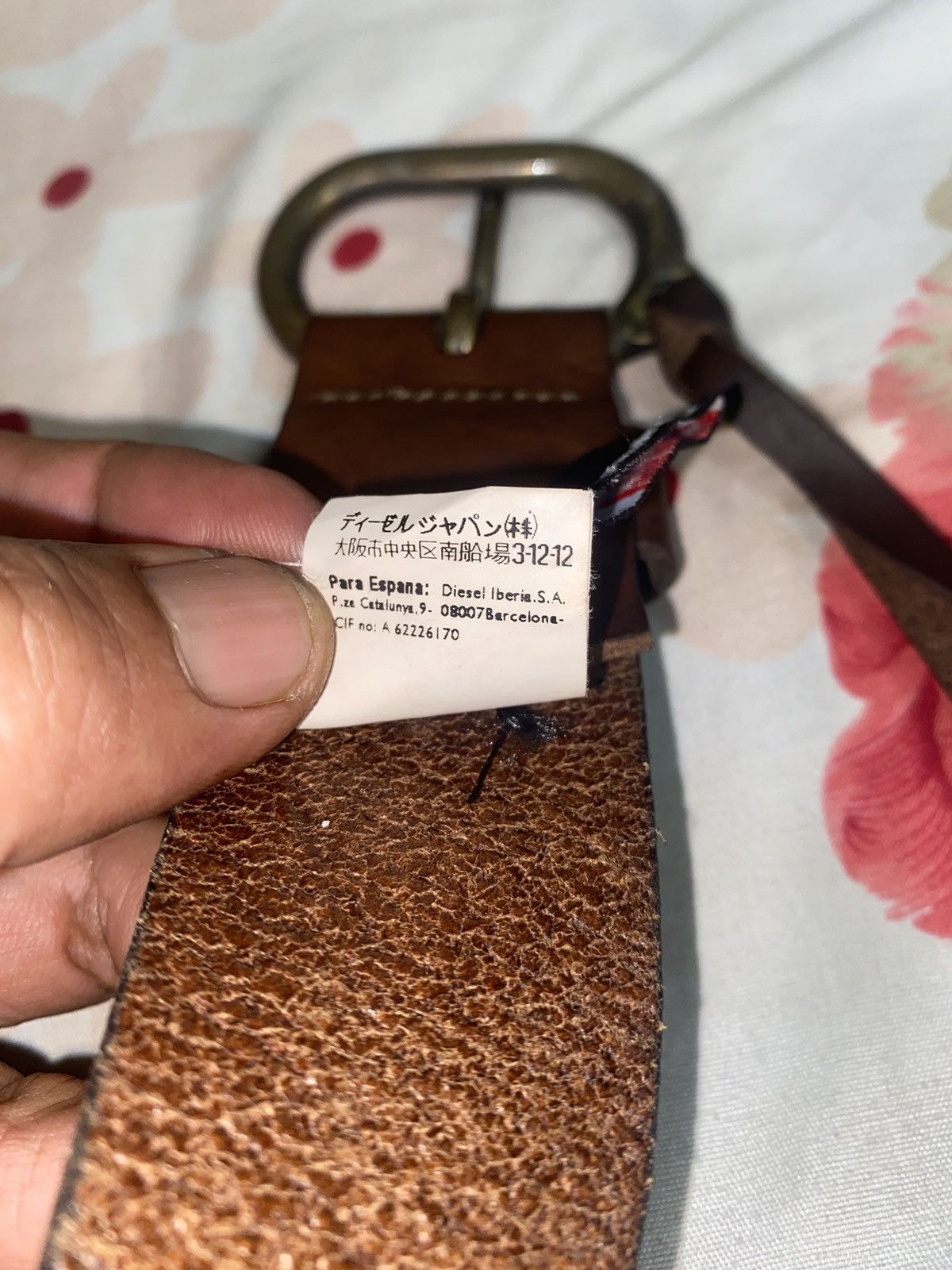 Diesel × Vintage Vintage Diesel Genuine Leather Belt Size ONE SIZE - 2 Thumbnail