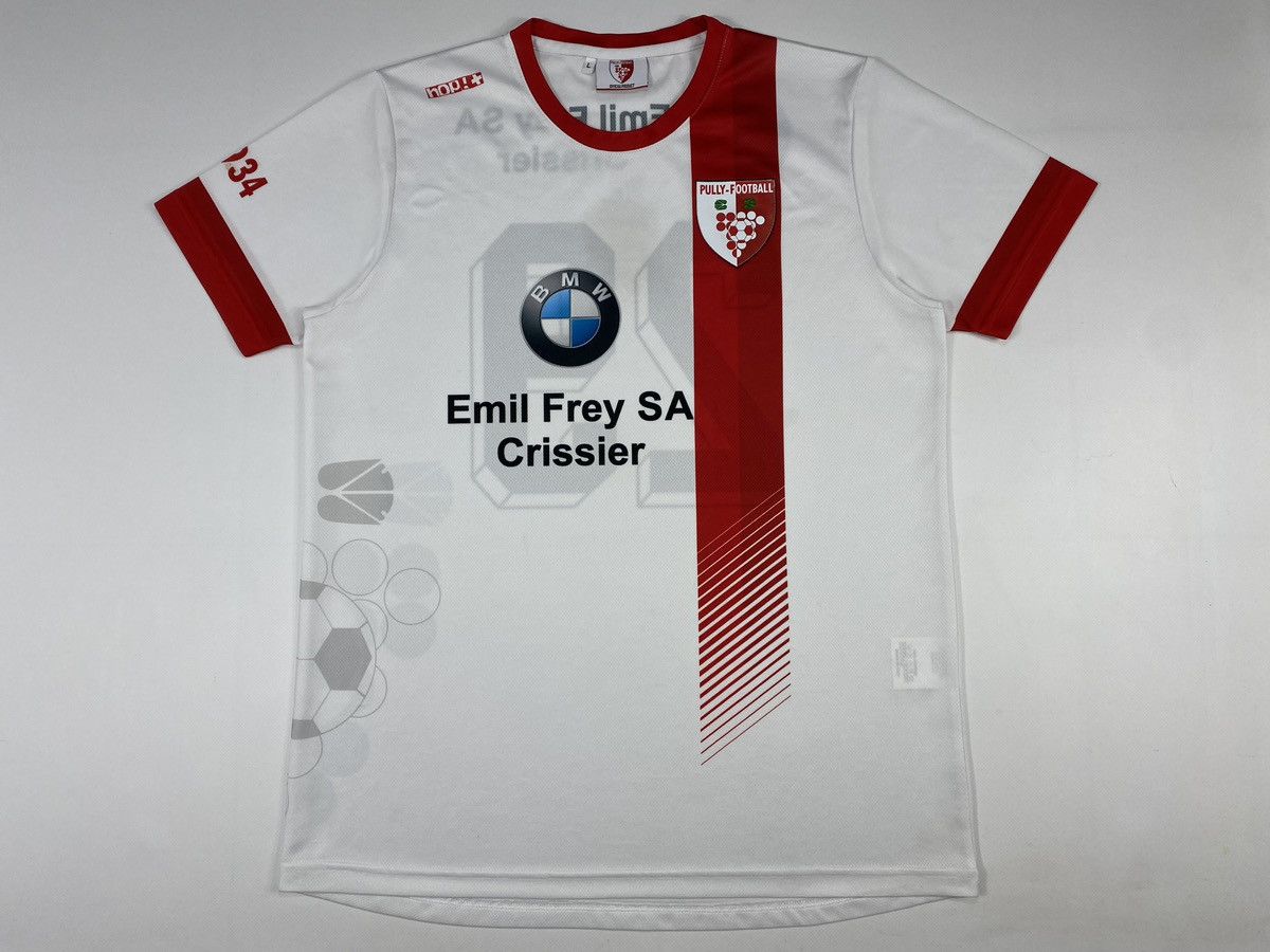 BMW 2022 David Marazzi 29 FC Pully Football Matchworn T-shirt Size US L / EU 52-54 / 3 - 17 Thumbnail