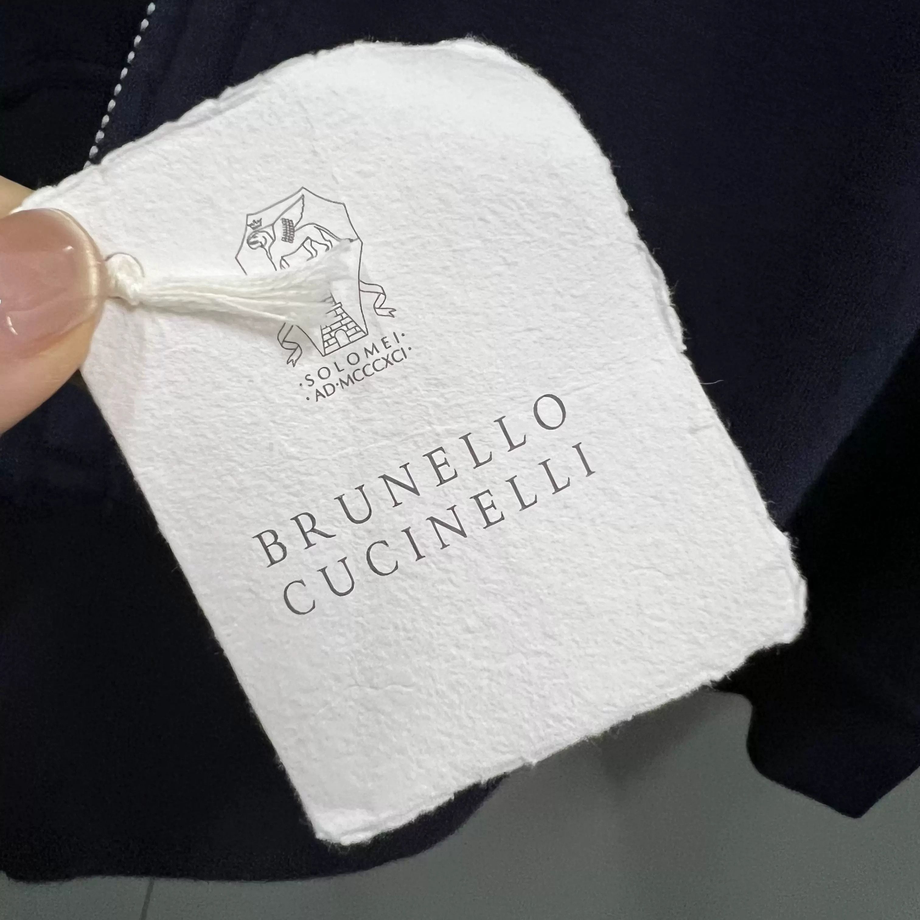 Brunello Cucinelli Brunello Cucinelli Blue Zip Hoodie L Size US L / EU 52-54 / 3 - 5 Thumbnail
