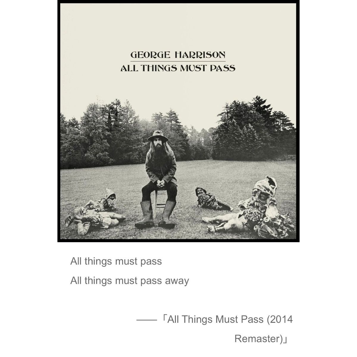 Number (N)ine 2002AW "NOWHERE MAN" ALL THINGS MUST PASS TEE Size US XS / EU 42 / 0 - 6 Thumbnail
