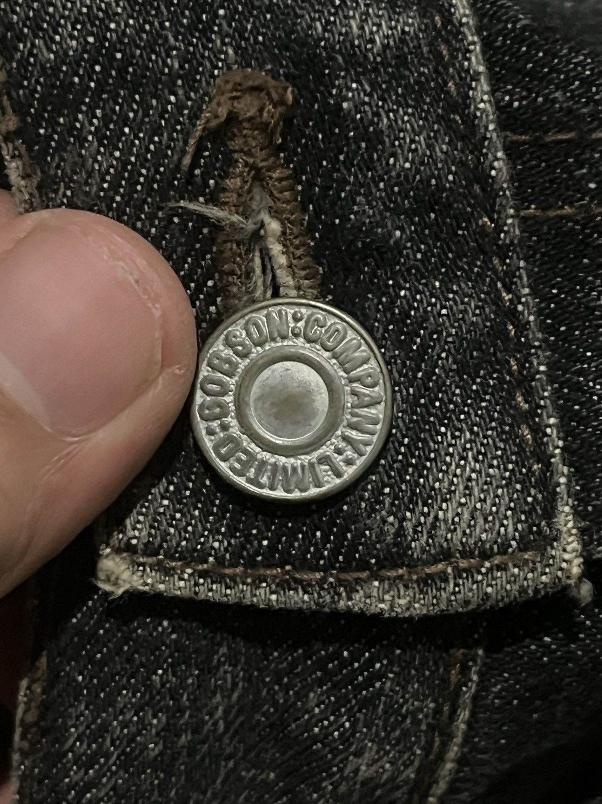 Japanese Brand Vintage Japanese Brand Bobson Black Washed Distressed Jeans Size US 36 / EU 52 - 5 Thumbnail