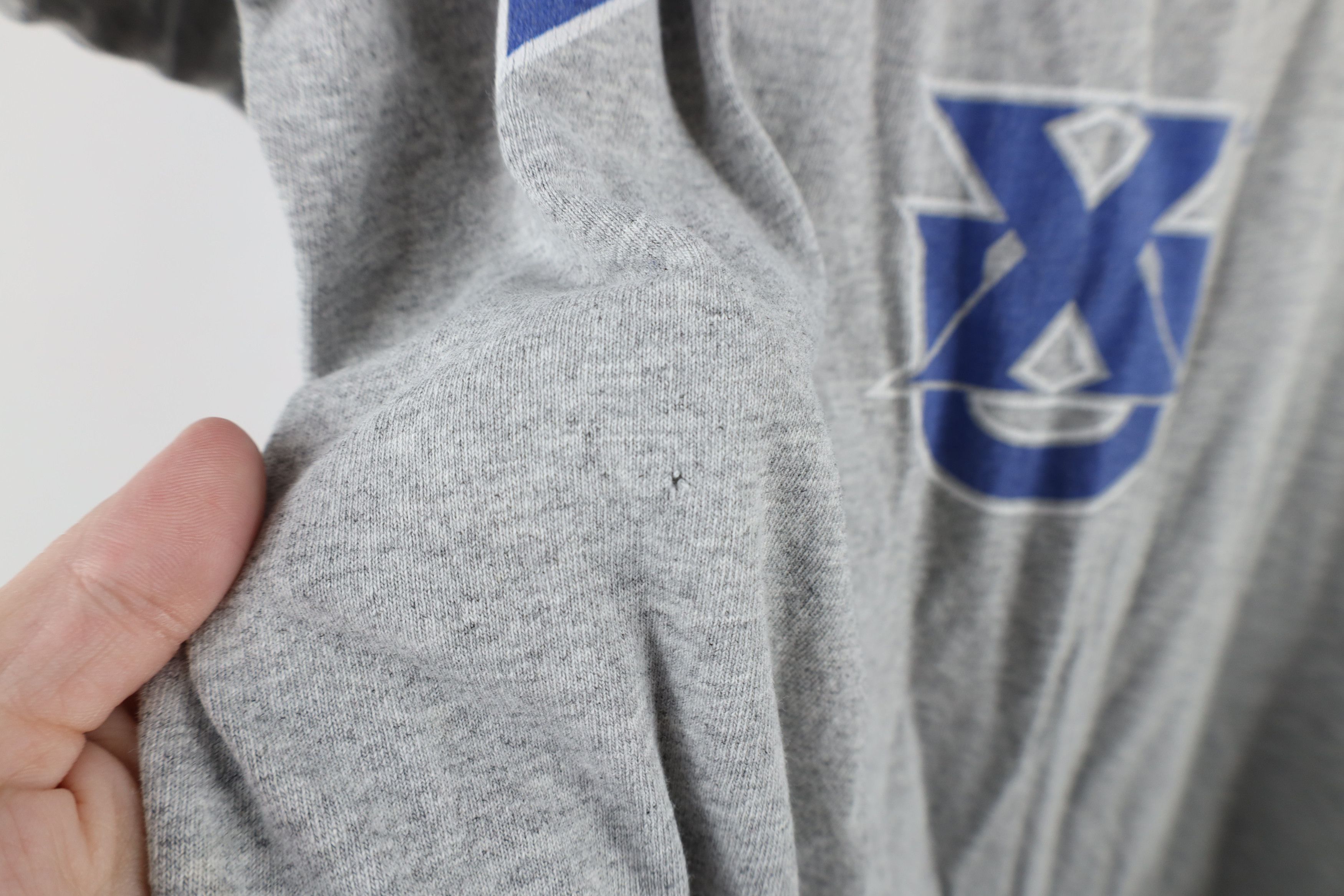 Vintage Vintage 90s Spell Out Xavier University T-Shirt Gray Size US S / EU 44-46 / 1 - 5 Thumbnail