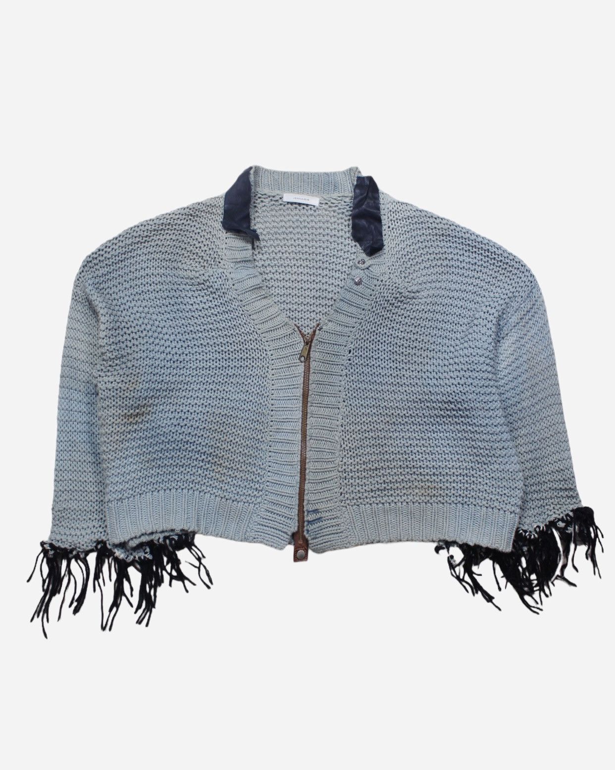 image of Vintage Jeanasis Rework Cardigan in Blue, Men's (Size 2XL)