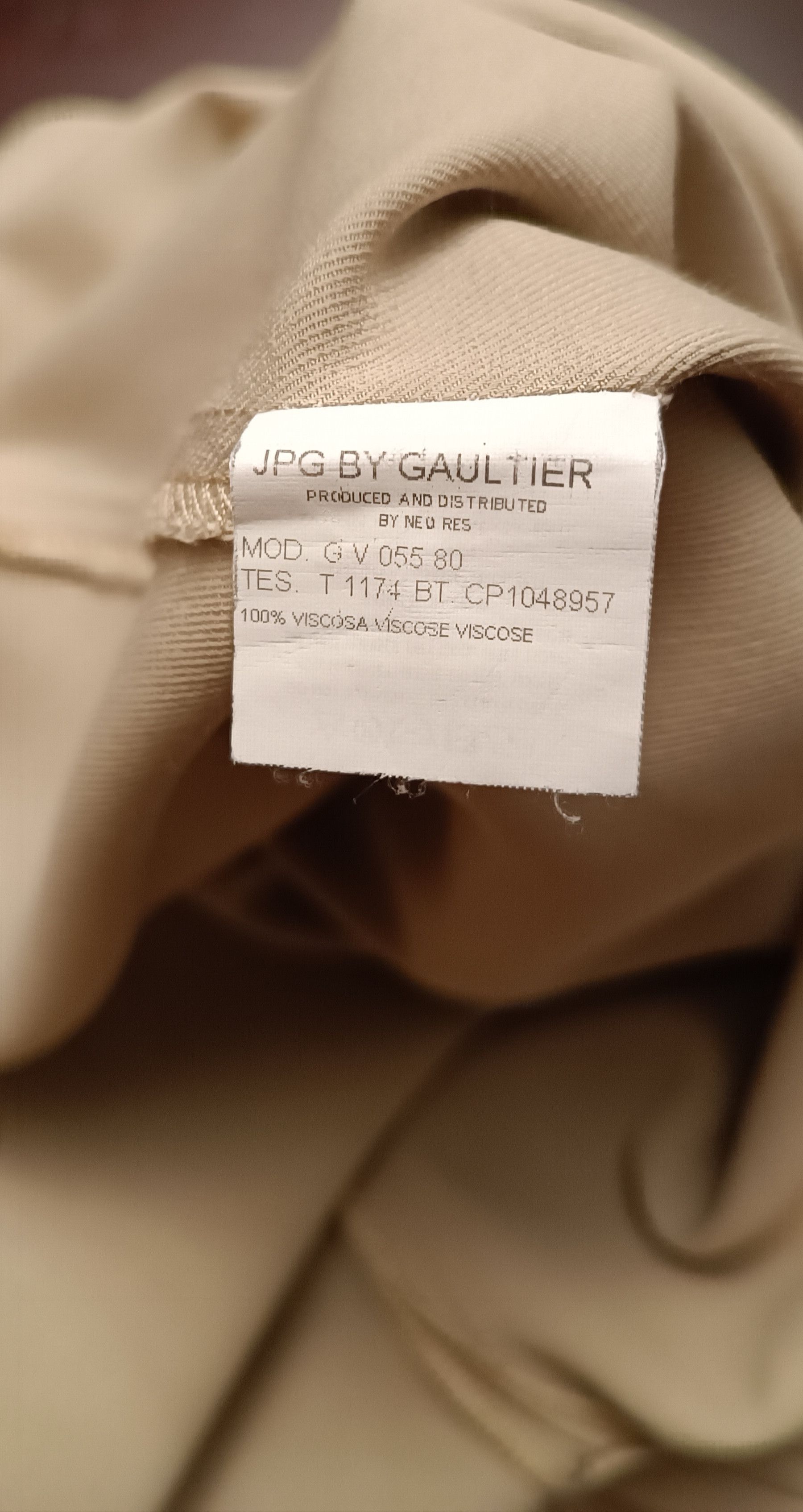 Jean Paul Gaultier 90's- Strap midi dress - Big front Pocket Size S / US 4 / IT 40 - 3 Thumbnail