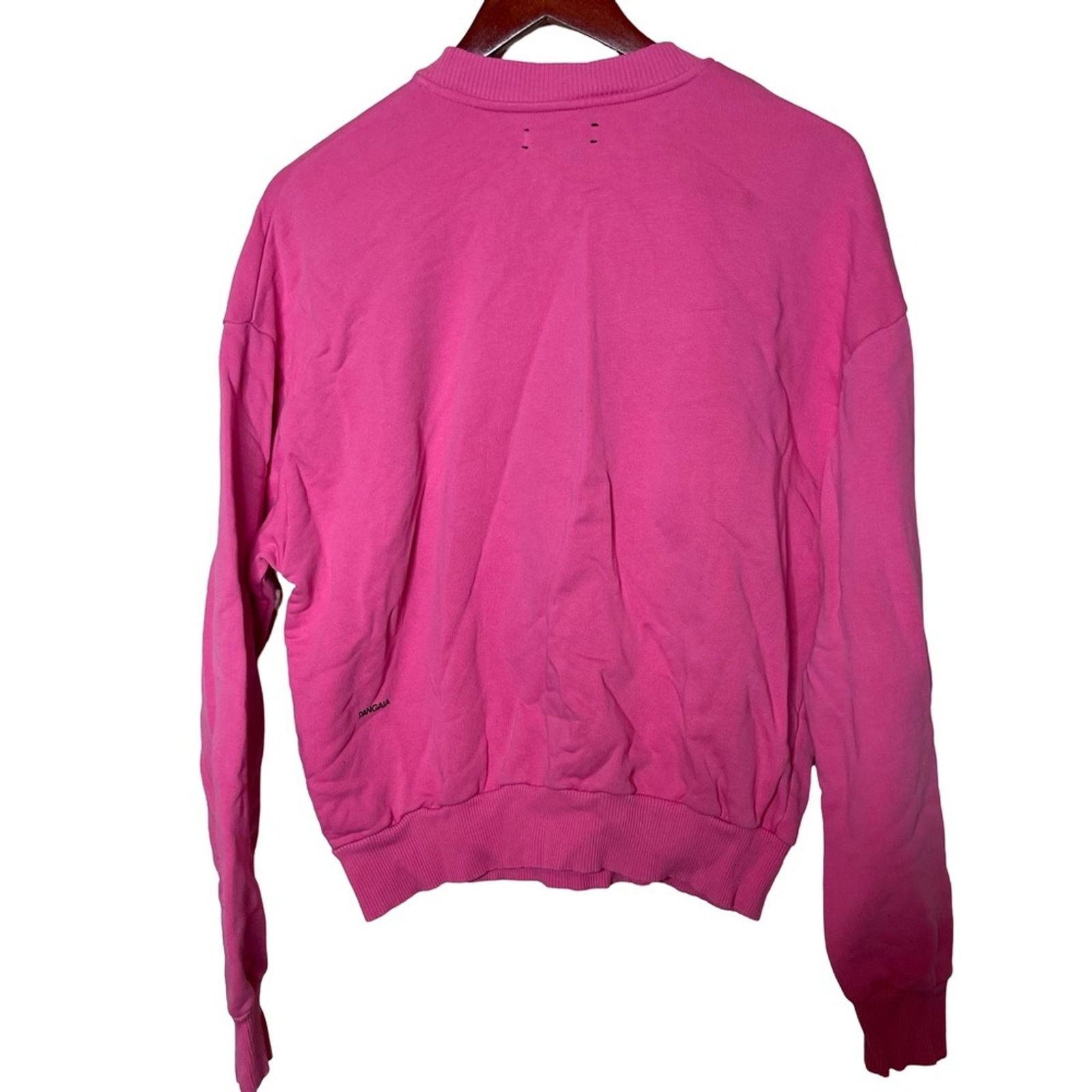 Pangaia PANGAIA Lightweight recycled cotton sweatshirt in pink sz M Size M / US 6-8 / IT 42-44 - 7 Thumbnail