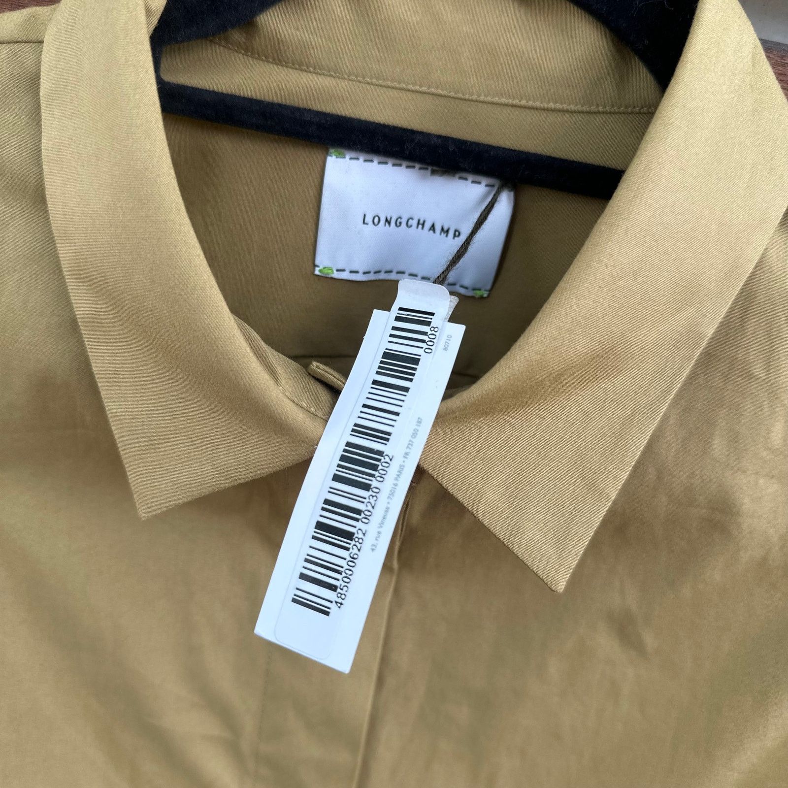 Longchamp Longchamp Popelin Blouse Shirt in Olive Size S / US 4 / IT 40 - 9 Thumbnail