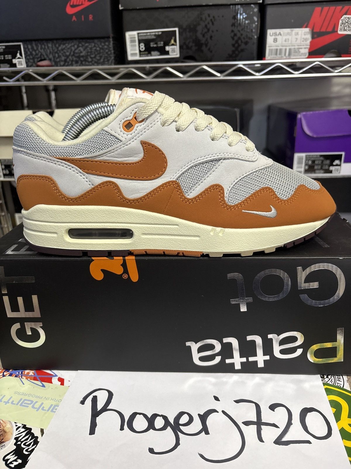 Nike × Patta Air Max 1 Patta Waves Monarch Size US 8 / EU 41 - 3 Thumbnail