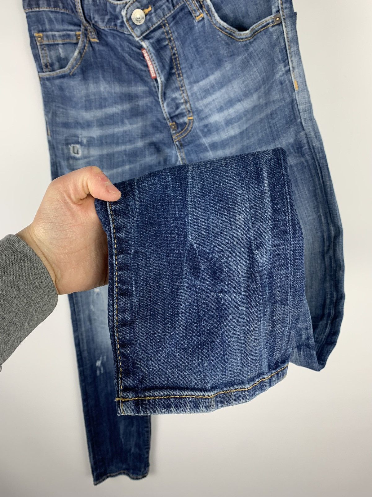 Dsquared2 Dsquared2 Distressed Skinny Jeans Denim Men’s Size 46 Blue Size US 30 / EU 46 - 19 Thumbnail