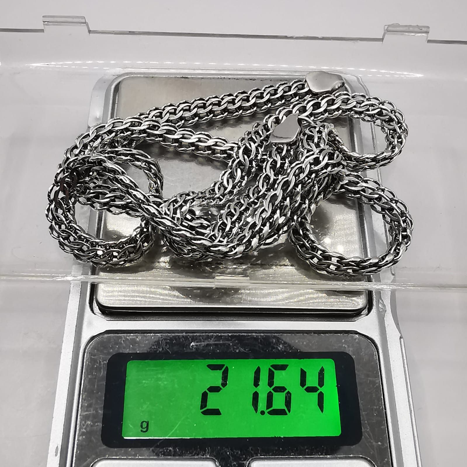 Sterling Silver Vintage Chain,925 Sterling Silver,Signed ,Handmade 21,64g Size ONE SIZE - 3 Thumbnail