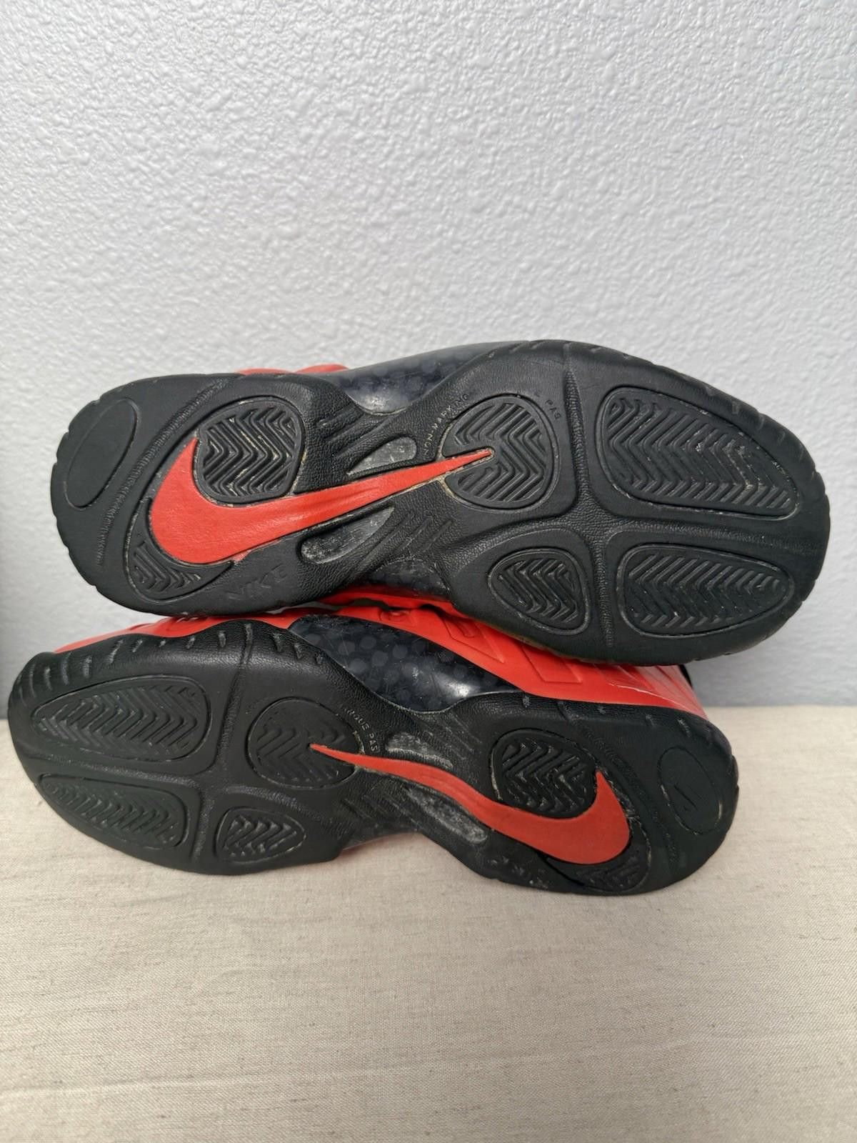 Nike Nike Little Posite One GS Habanero Red 644791-603 Sz Y4 Size US 5 / EU 37 - 8 Thumbnail