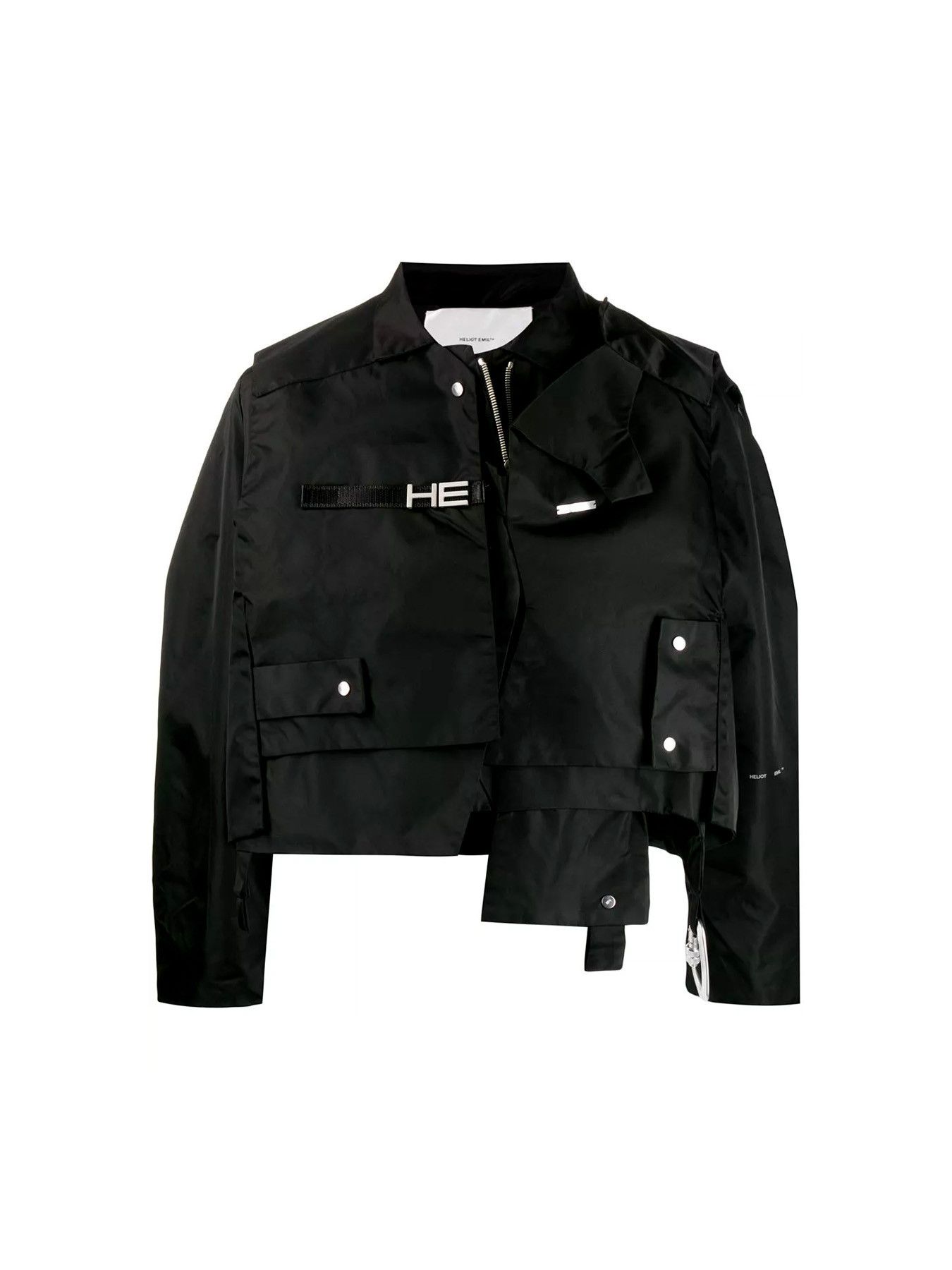 Heliot Emil SS20 'TORQUED ELLIPSE' BULLFIGHTER BLACK TECHNICAL JACKET Size US L / EU 52-54 / 3 - 1 Thumbnail