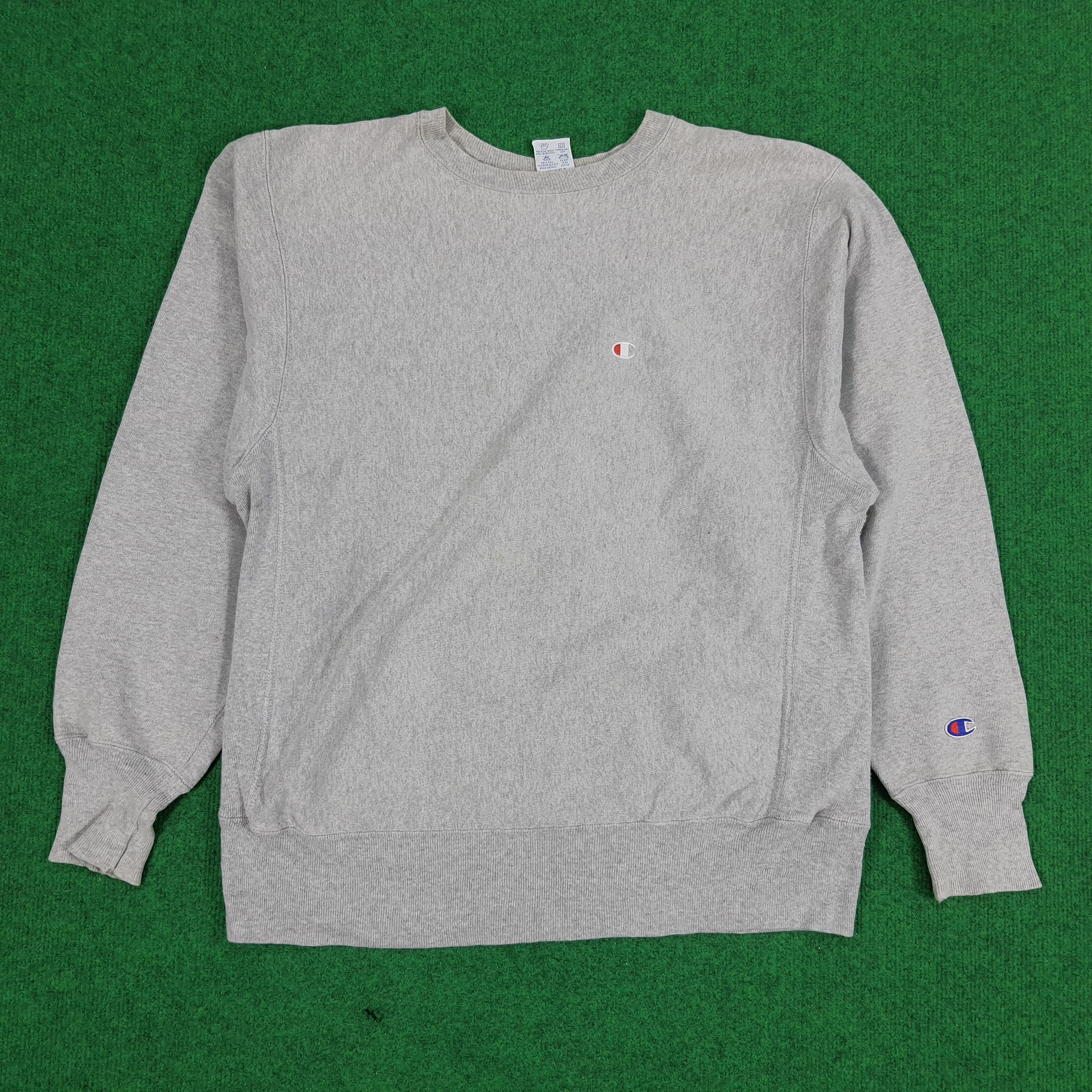 Vintage Champion Small Logo Embroidery Sweatshirt