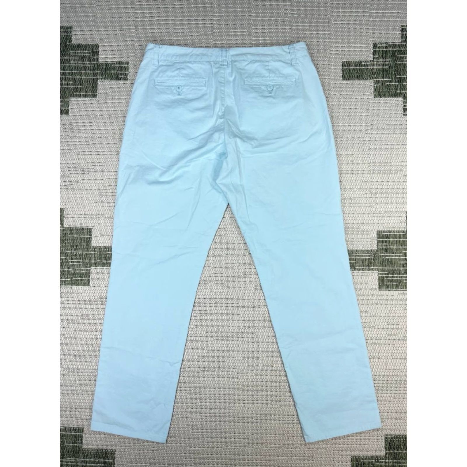 Bonobos Bonobos Chino Pants Mens 33 Athletic Fit Blue Mid Rise Straight Leg Cotton Spandex Casual Size US 33 - 2 Thumbnail