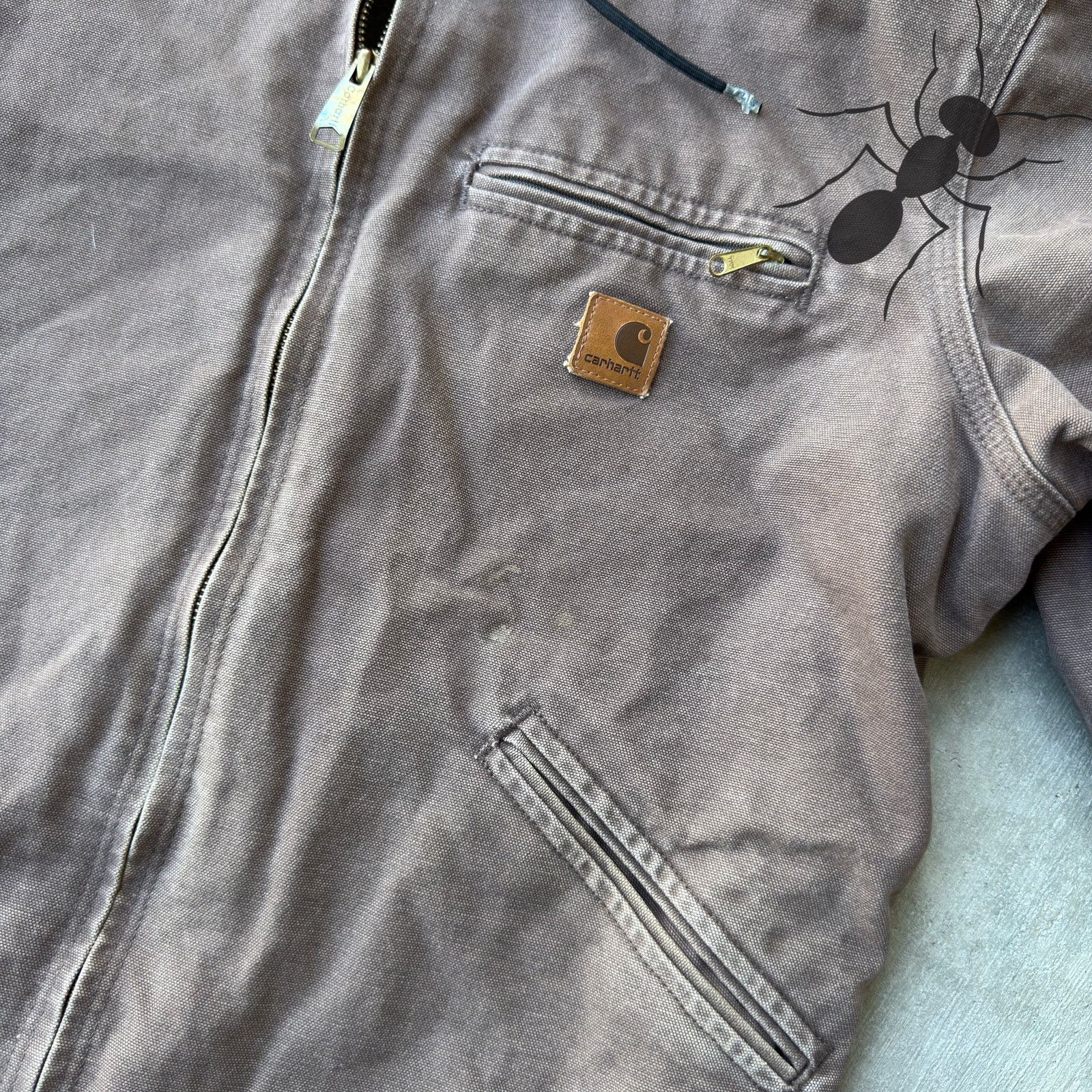 Carhartt × Vintage Carhartt J141 FWD brown Sierra Sherpa work wear jacket Size US M / EU 48-50 / 2 - 7 Thumbnail