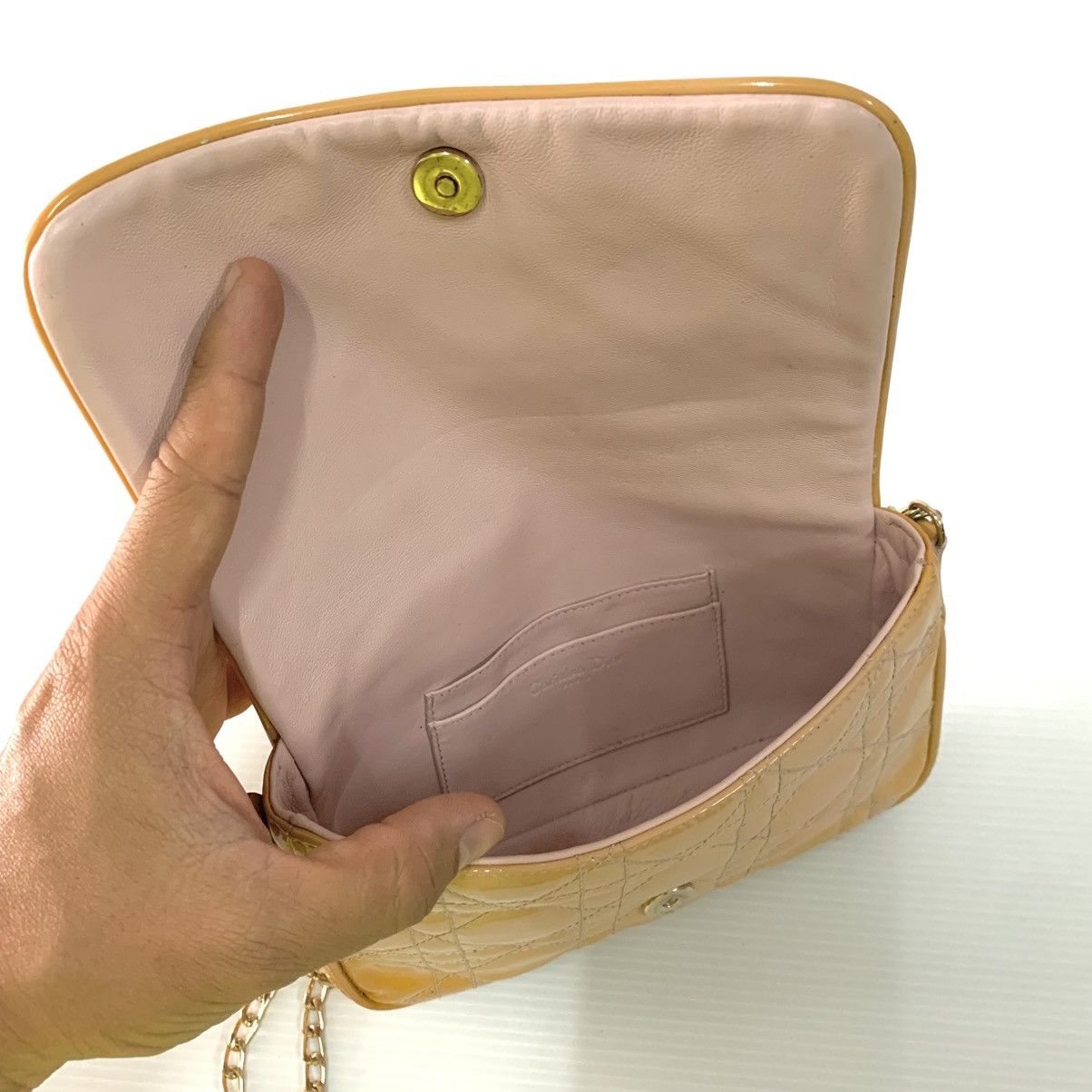 Christian Dior Monsieur Christian Dior Vernis Leather Sling Bag Size ONE SIZE - 8 Thumbnail