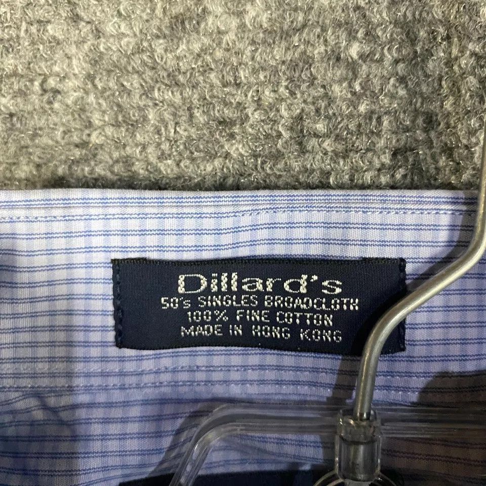 Roundtree & Yorke Roundtree & Yorke Shirt Men's 15.5 33 Dillard's Broadcloth Size US M / EU 48-50 / 2 - 5 Thumbnail