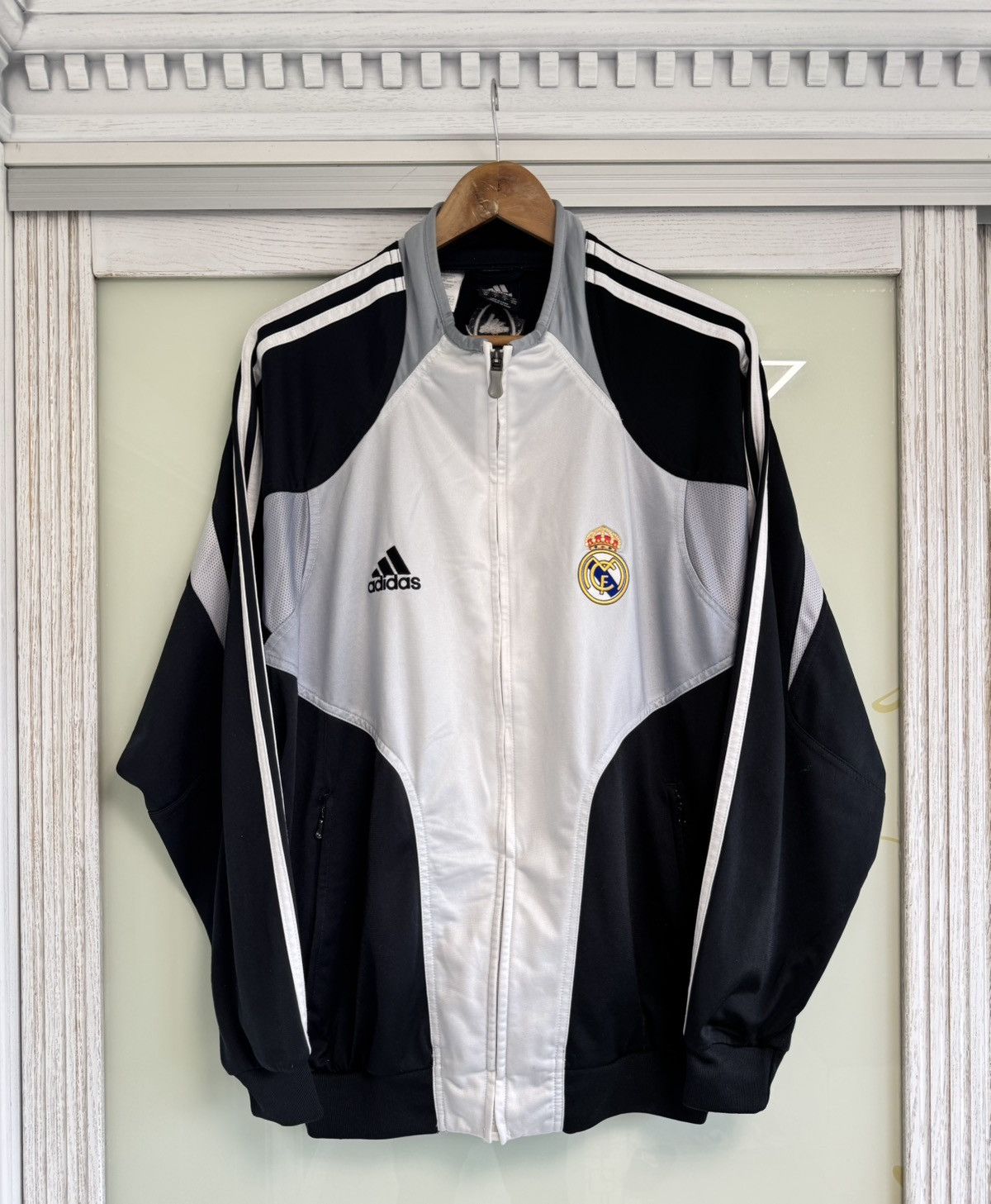 Adidas Vintage Real Madrid 2004-2005 Soccer Track Jacket Adidas Size US M / EU 48-50 / 2 - 1 Thumbnail