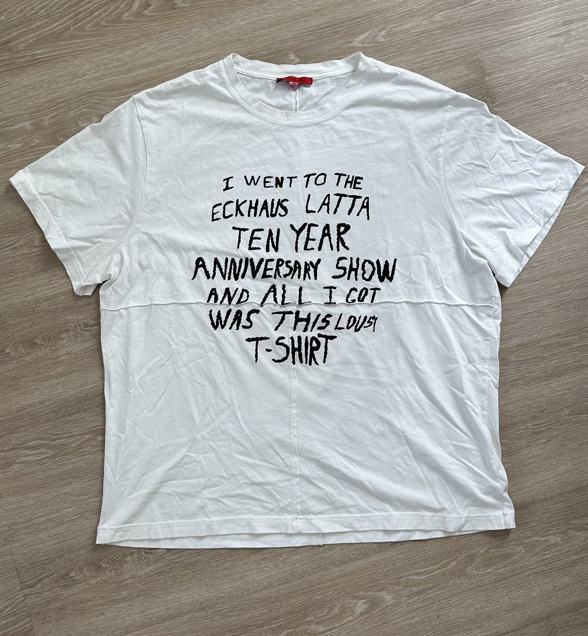Eckhaus Latta Ten Year Anniversary Lapped Tee Shirt Size US L / EU 52-54 / 3 - 1 Thumbnail