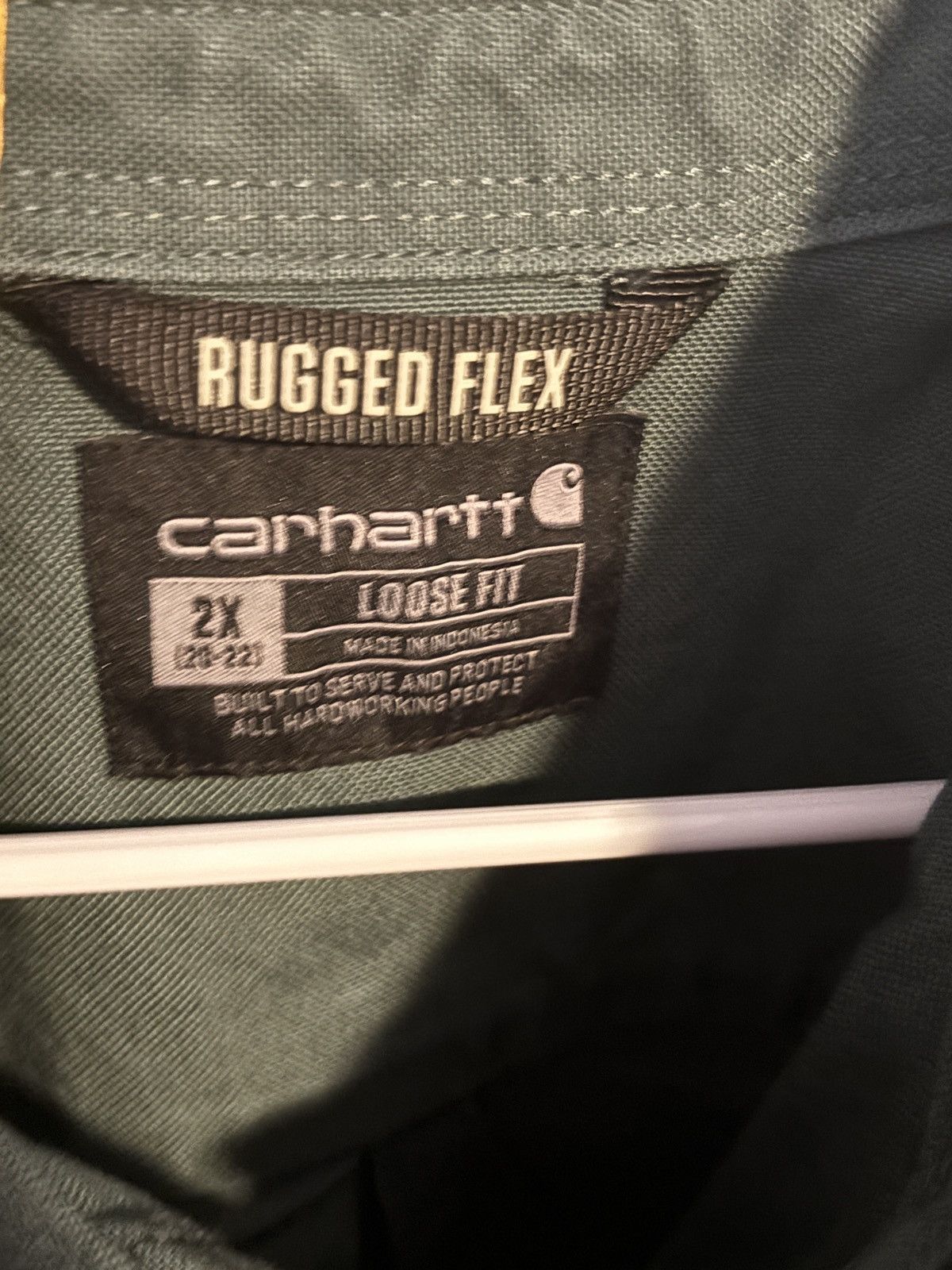 Carhartt Carhartt Rugged Flex Heavyweight Green Work Shirt Jacket Size XXL / US 16-18 / IT 52-54 - 6 Thumbnail