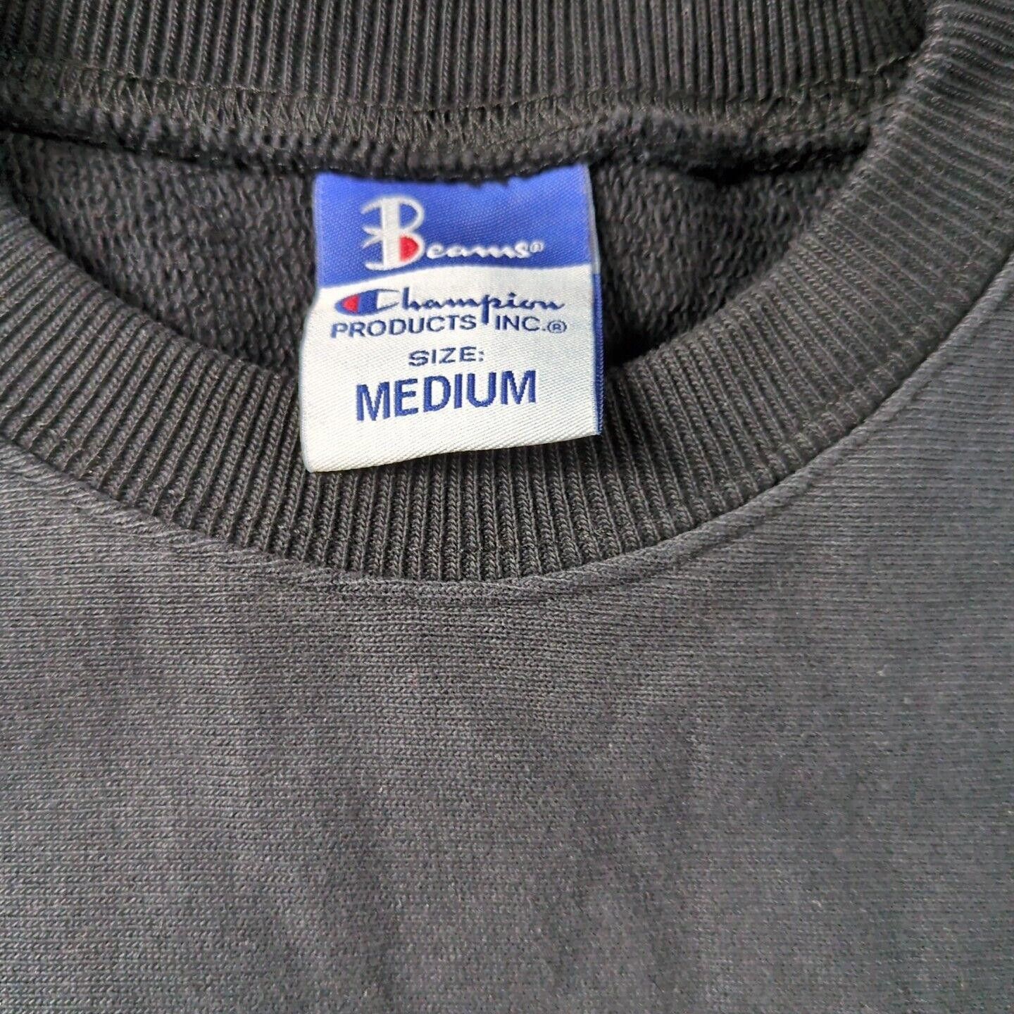 Beams Plus × Champion Champion x Beams Sweatshirt Black M Side Zips Logo Heavy Size US M / EU 48-50 / 2 - 3 Thumbnail