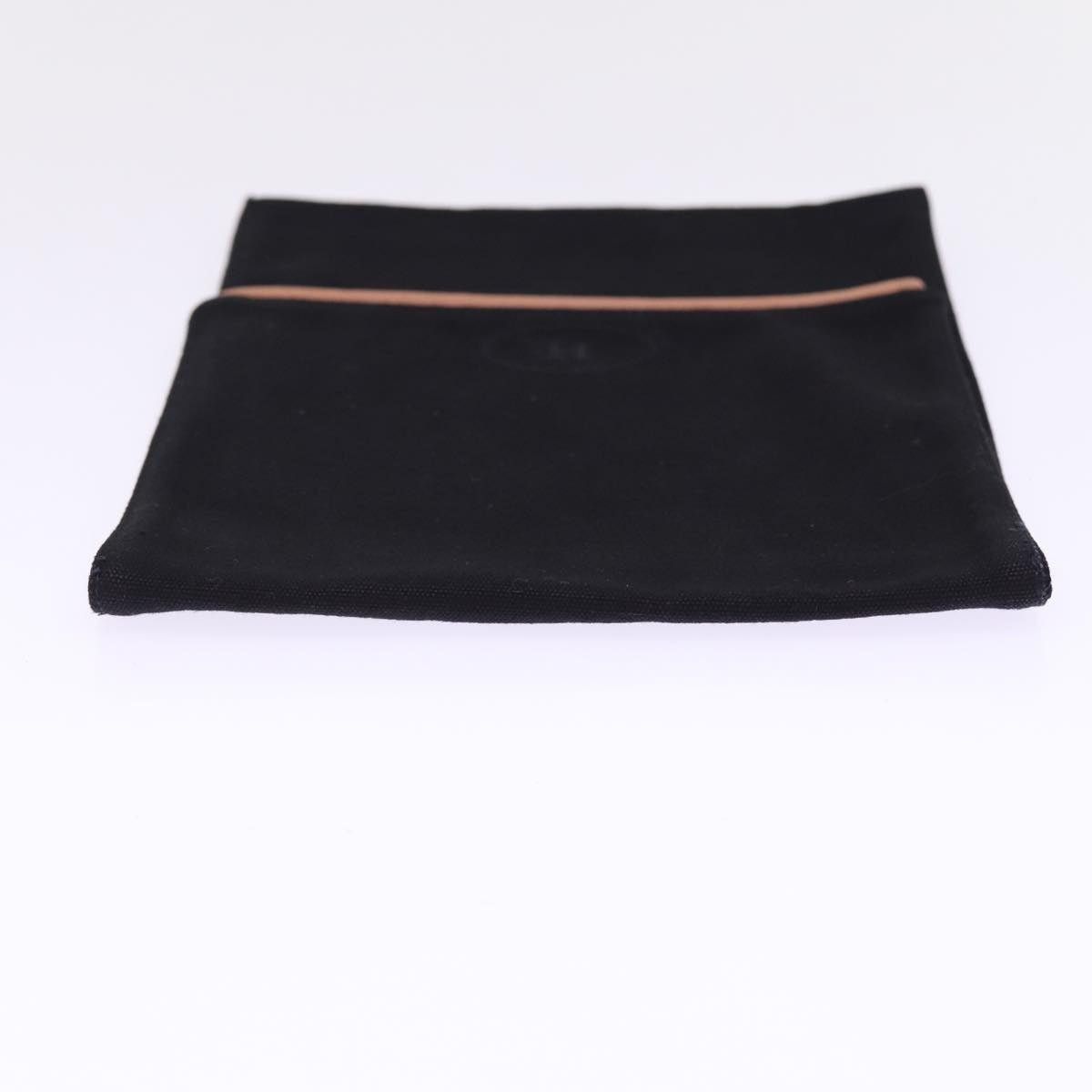 Hermes HERMES Shoes Case Hand Bag Canvas Black Size ONE SIZE - 5 Thumbnail