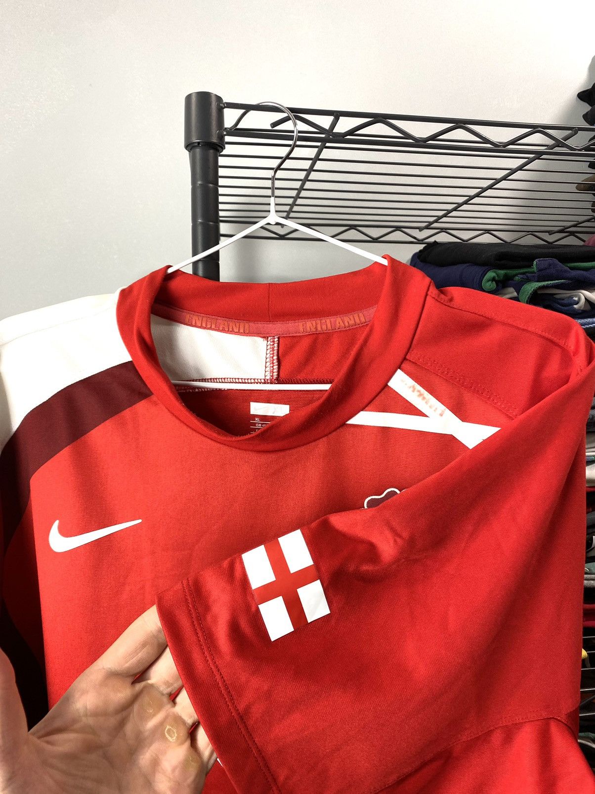 Nike 2000’s Vintage Nike England Rugby Jersey T Shirt Size US XL / EU 56 / 4 - 5 Thumbnail