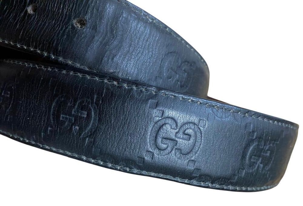 Gucci 💥Delete💥Vintage Gucci Leather Belt Size 46 - 4 Thumbnail