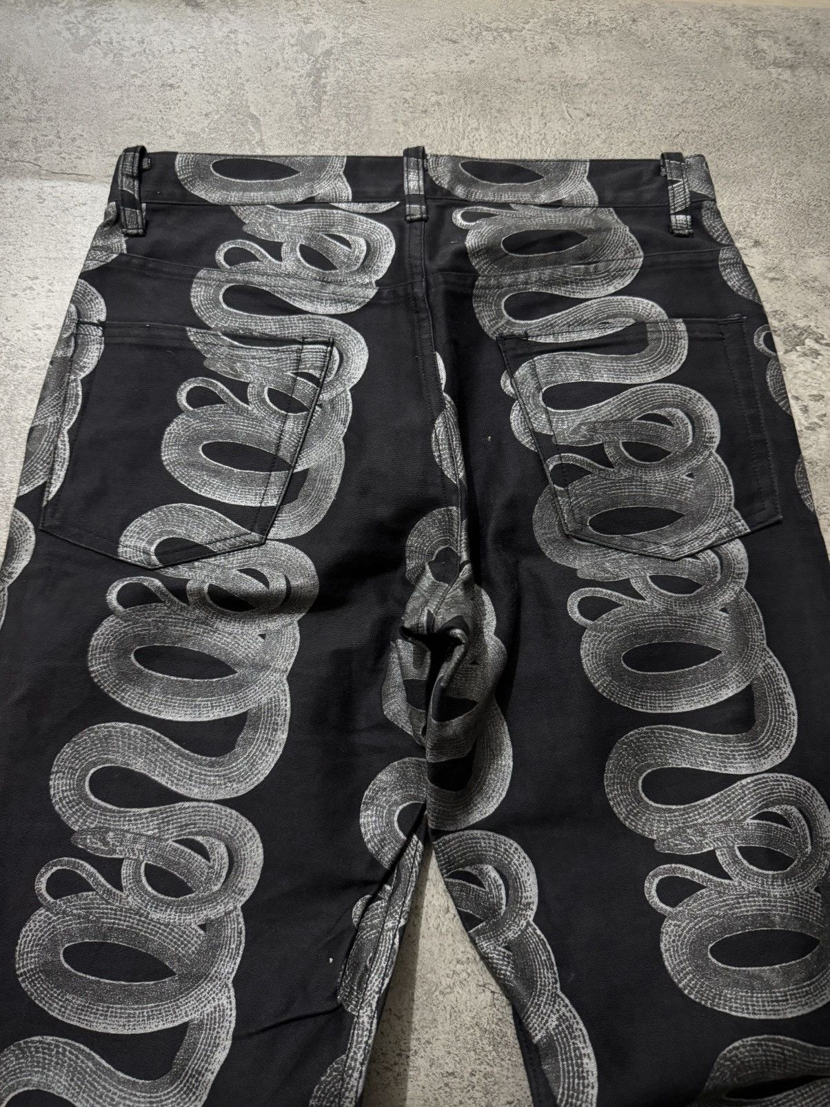 Hysteric Glamour SS98 HYSTERIC GLAMOUR SNAKE DENIM Size US 29 - 5 Thumbnail