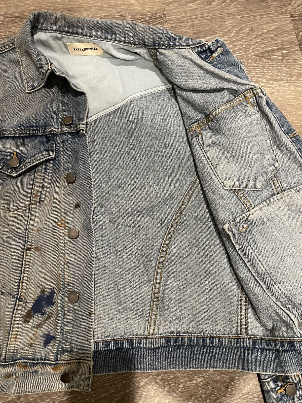 Bare Knuckles Bare knuckles Denim Jacket with paints Size US M / EU 48-50 / 2 - 3 Thumbnail