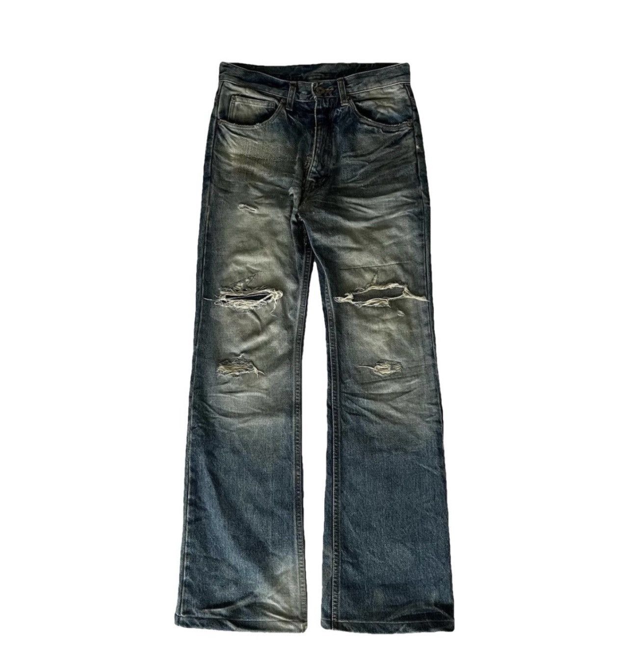 Isamu Katayama Backlash Isamu Kayatama Backlash AW 2011 Repair Jeans |  Grailed