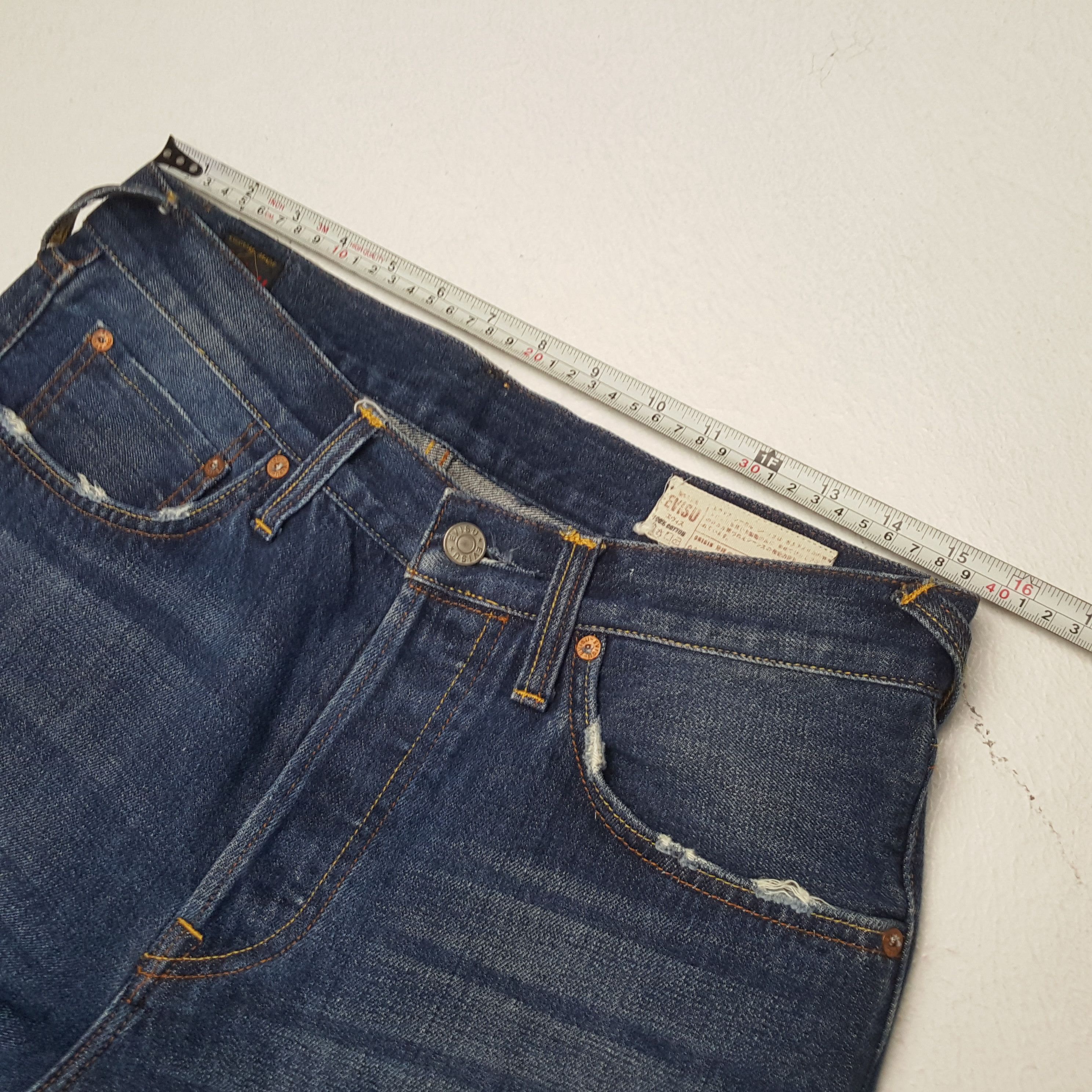 Evisu × Japanese Brand × Vintage Vintage EVISU Japanese Brand Daicock Custom Style Jeans Size US 31 - 7 Thumbnail