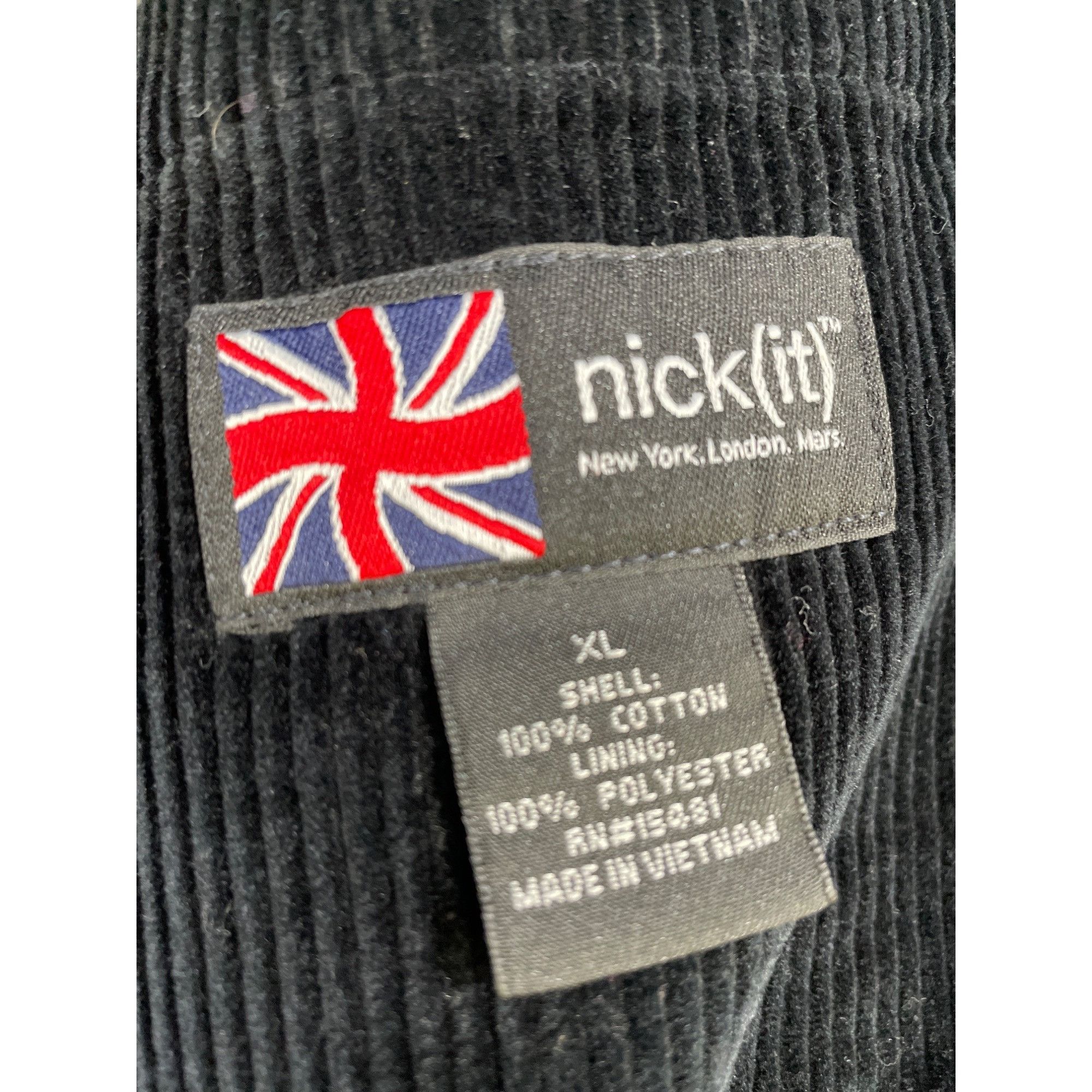 Other Nick It Men's Black Corduroy Blazer / Sports Coat Size XL SK Size 42R - 7 Thumbnail