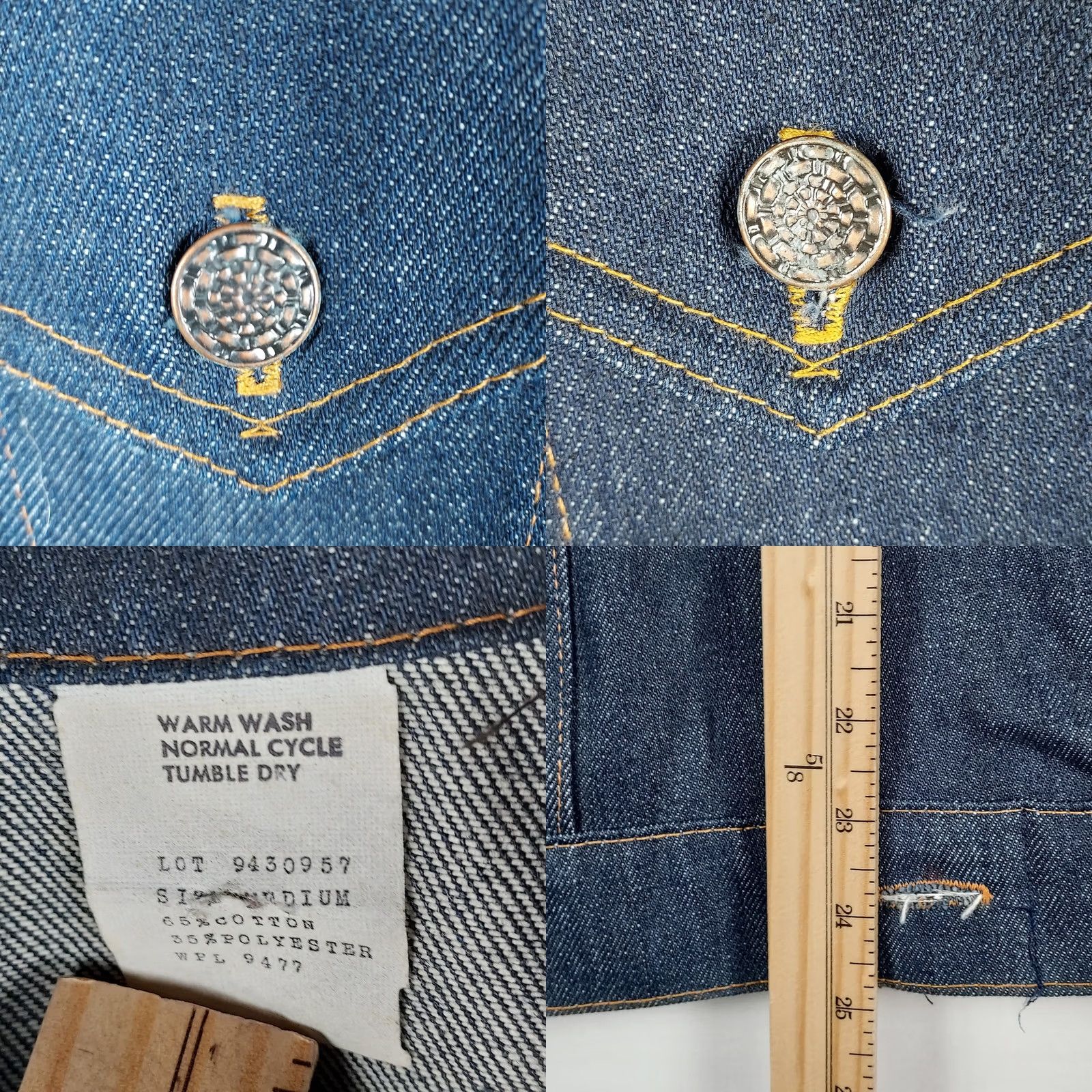 Vintage VINTAGE Big Smith Denim Chore Jacket USA Made Unworn Size M Blue Mens Size US M / EU 48-50 / 2 - 8 Thumbnail