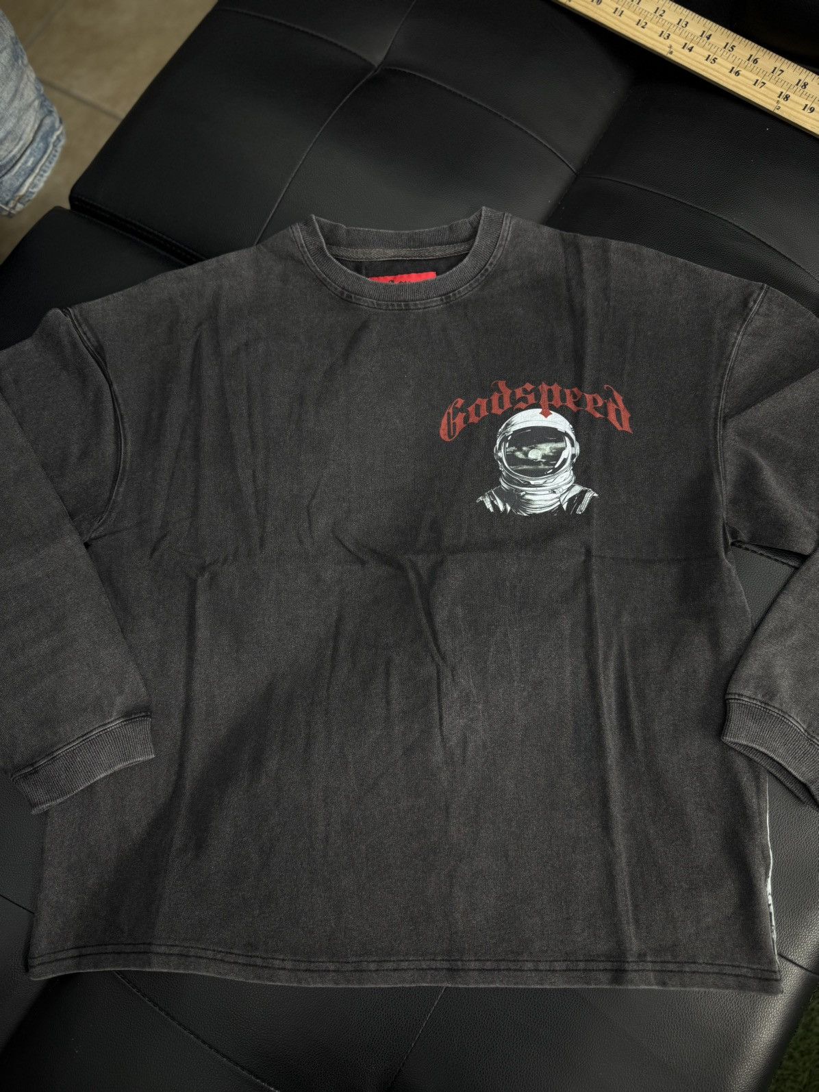 Godspeed Godspeed Moon Astronaut L/S Tee Shirt Size Small (NEW) Size US S / EU 44-46 / 1 - 7 Thumbnail