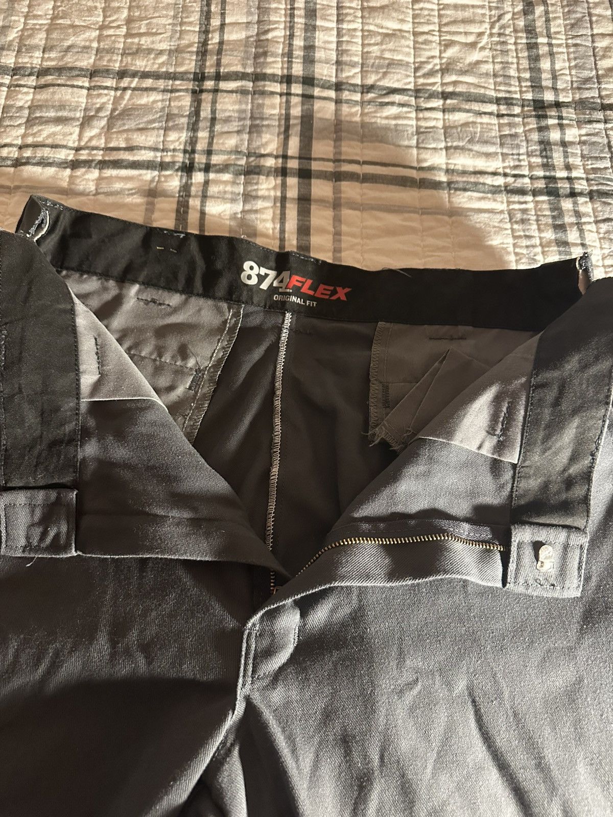 Dickies Vintage Dickies 874 Grey Pants - Size 34 - Streetwear Size US 34 / EU 50 - 2 Thumbnail
